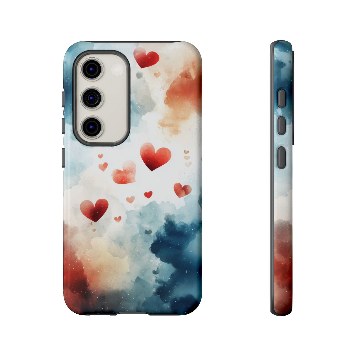 Heartfelt Skies - Watercolor Anime Phone Case for iPhone, Samsung, Google Pixel