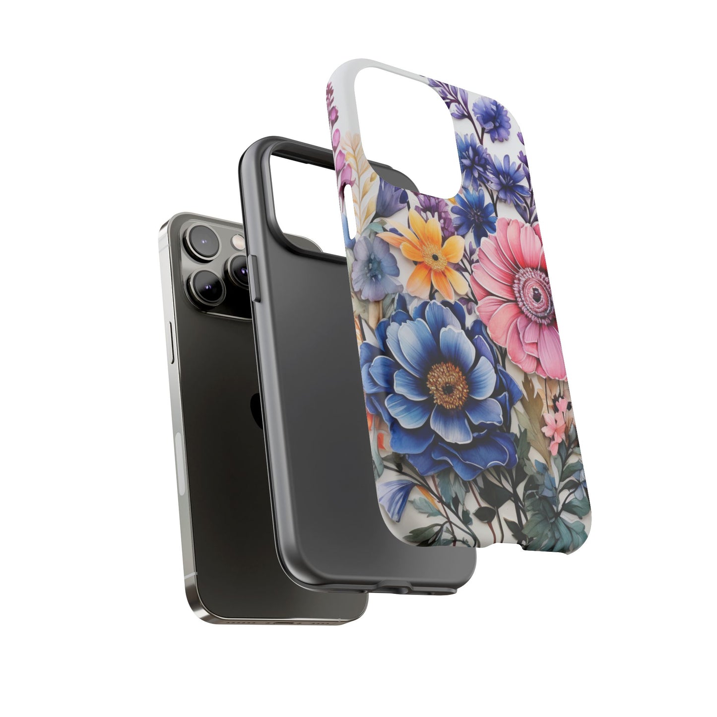 Elegant Floral Bouquet Mobile Case – Vibrant Botanical Art