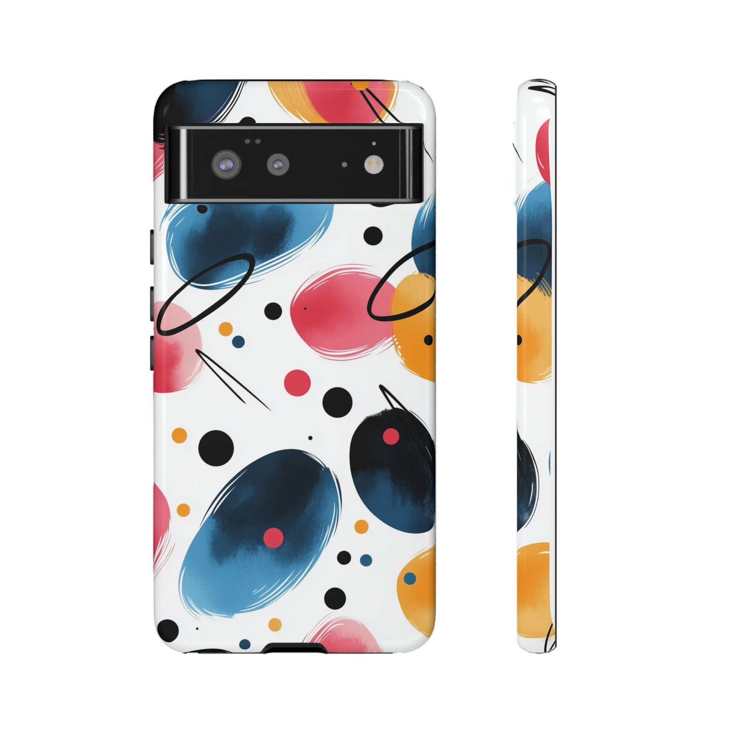 Retro Memphis Vibes – Abstract Art Phone Case for iPhone, google Pixel & Samsung