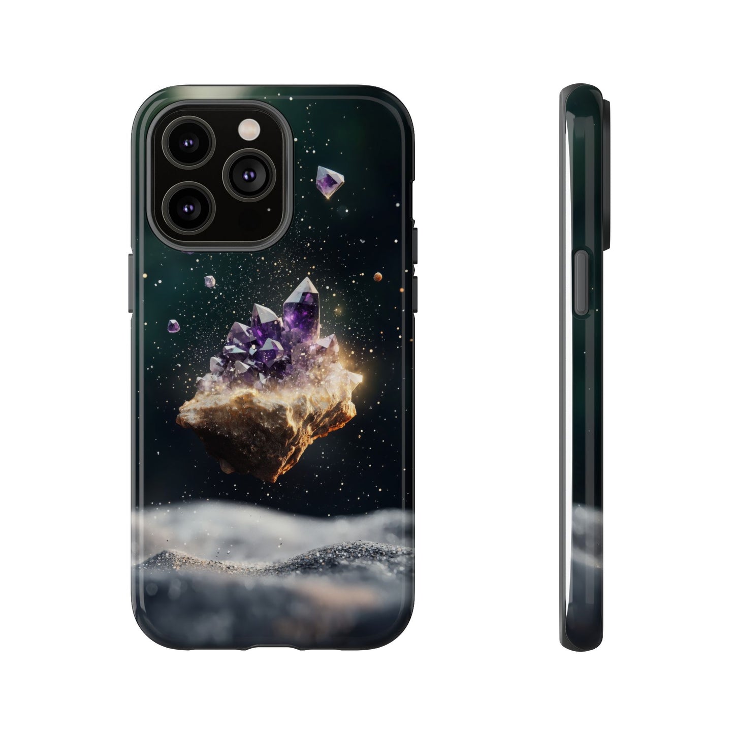 Mystic Amethyst Stones Phone Case for iPhone, Samsung & Google Pixel