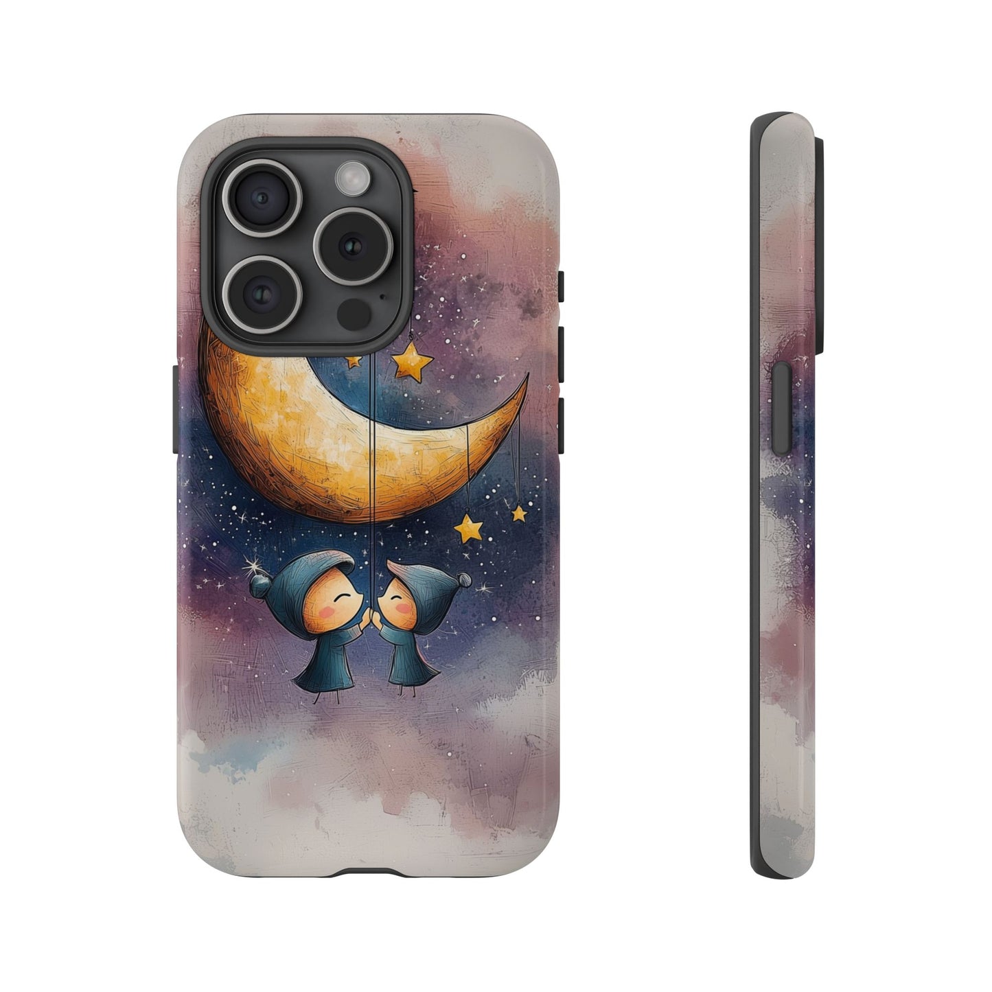 Dreamy Moonlight Duo Phone Case for iPhone, Samsung, Google Pixel
