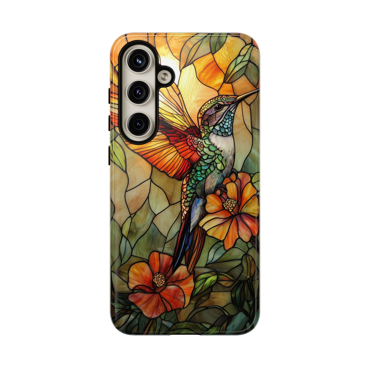 Whispers in Flight – Mosaic Hummingbird Phone Case for iPhone, Samsung & Pixel