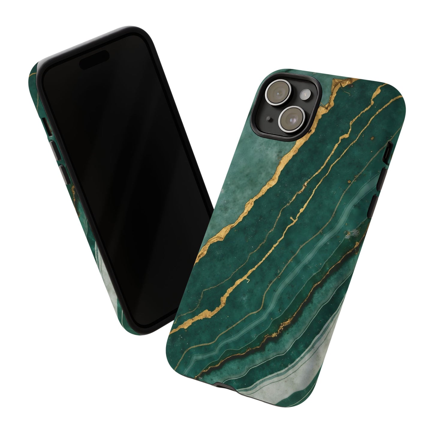 Jade Green Marble Case Design