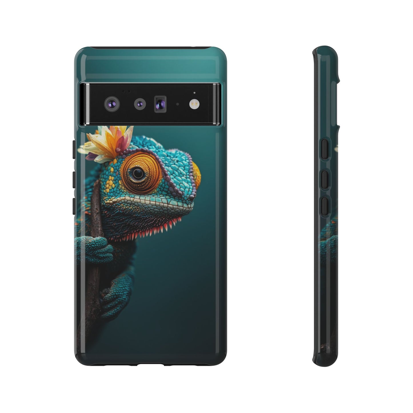 Color Shift Chameleon – Vibrant Reptile Skin Phone Case for iPhone, Pixel & Samsung