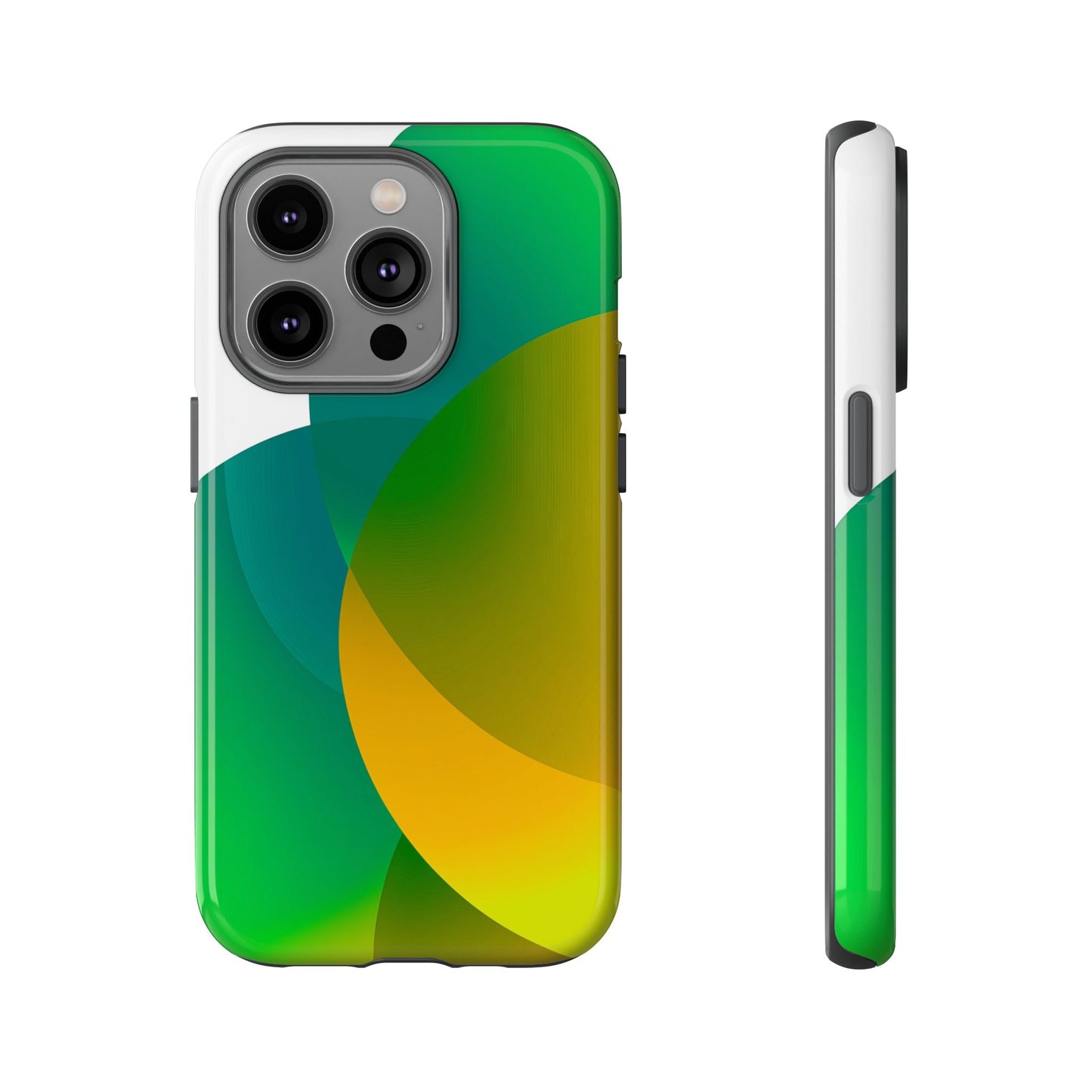 Verdant Bloom – Abstract Gradient Phone Case for iPhone, Samsung & Pixel