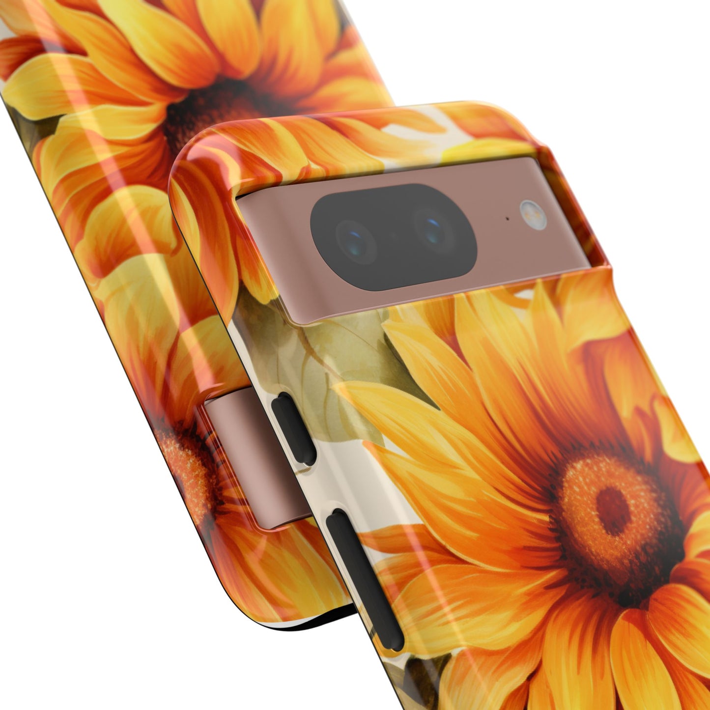 Golden Sunflower Glow Mobile Case – Radiant & Elegant