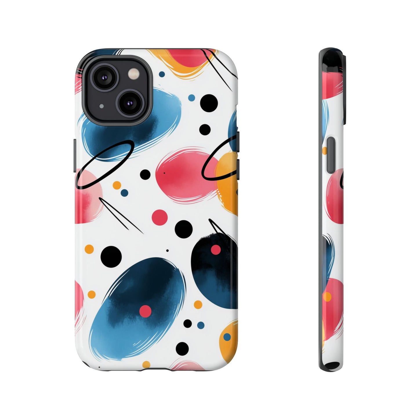 Retro Memphis Vibes – Abstract Art Phone Case for iPhone, google Pixel & Samsung