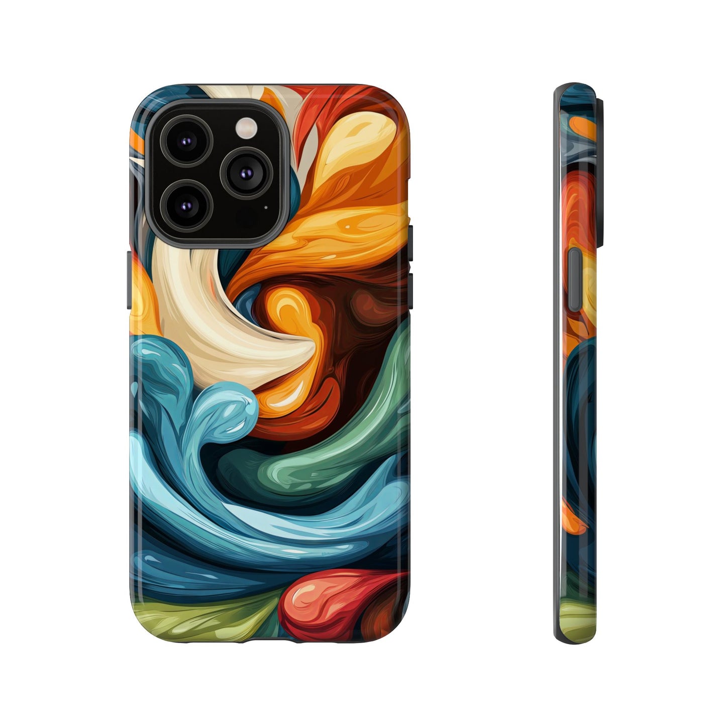 Color Current – Fluid Energy Abstract Phone Case for iPhone, Samsung & Pixel