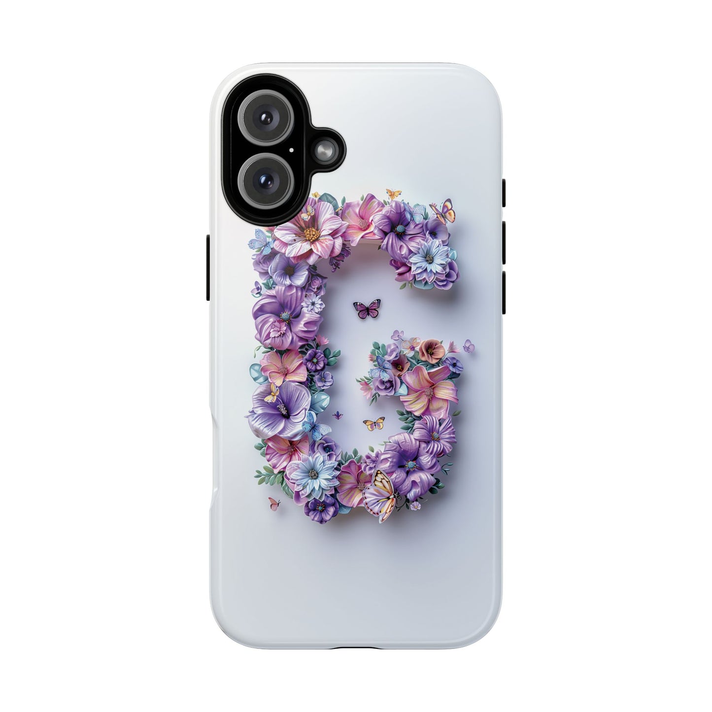 Floral Letter G Phone Case β Personalized Aesthetic Cover for iPhone, Samsung & Google Pixel