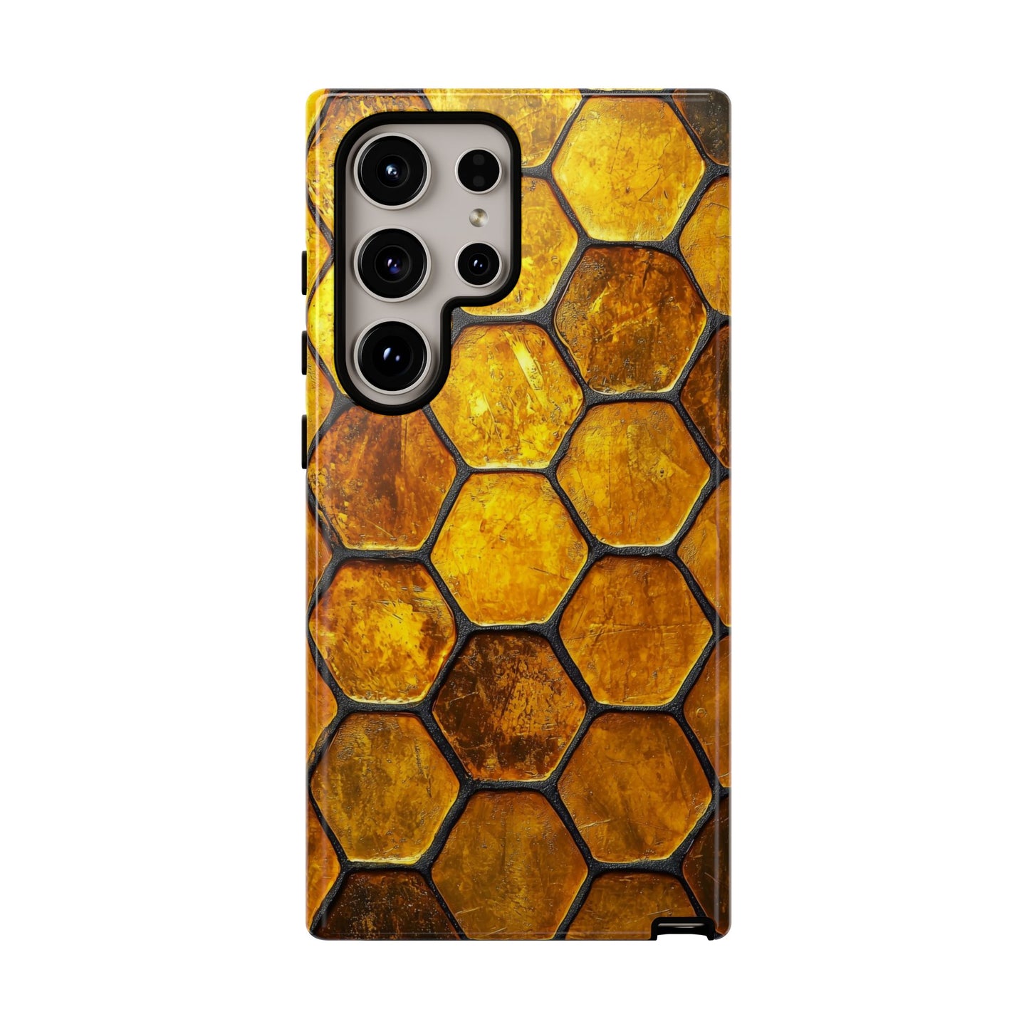 Golden Honeycomb Phone Case – iPhone, Google Pixel, Samsung