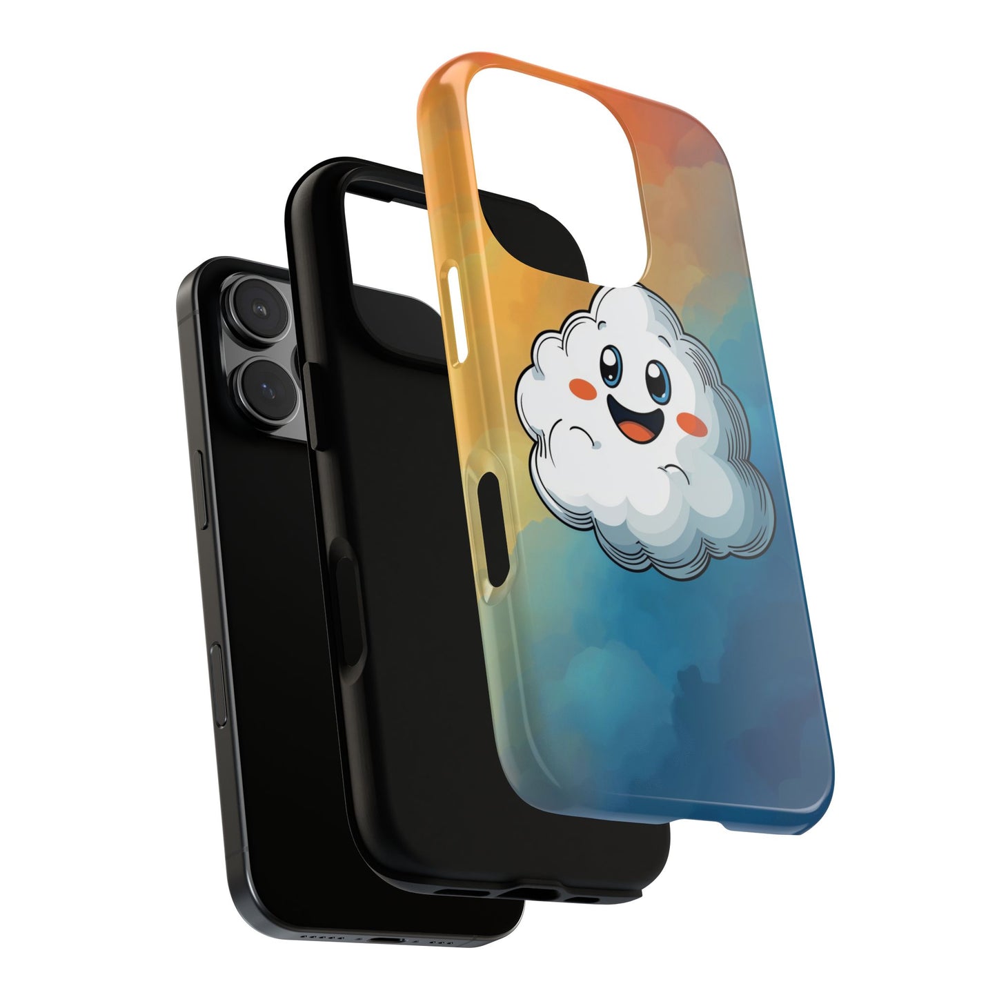 Happy Cloud Anime Phone Case for iPhone, Samsung, Google Pixel