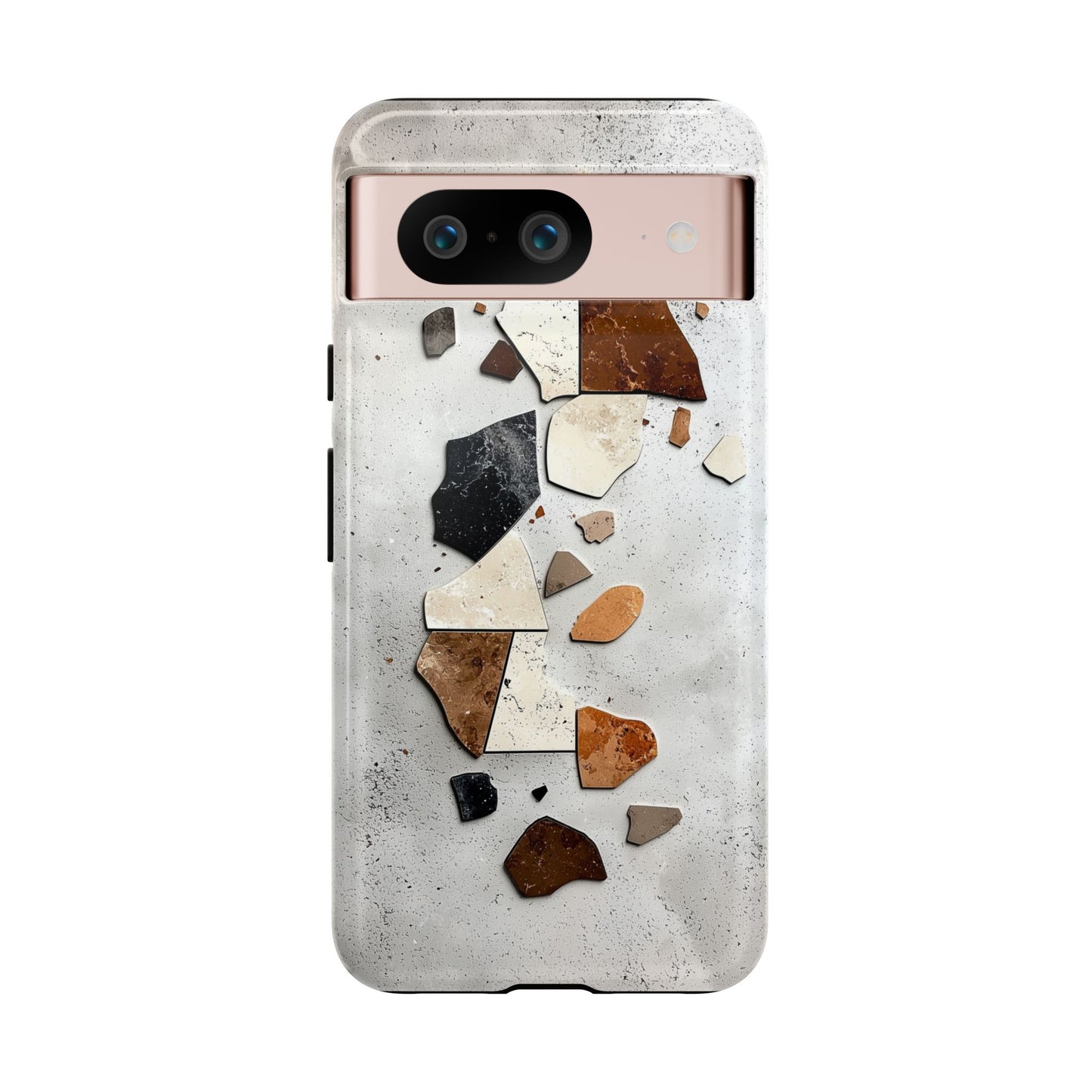 Modern Terrazzo Fragments Phone Case β Earthy & Minimalist for iPhone, google Pixel & Samsung