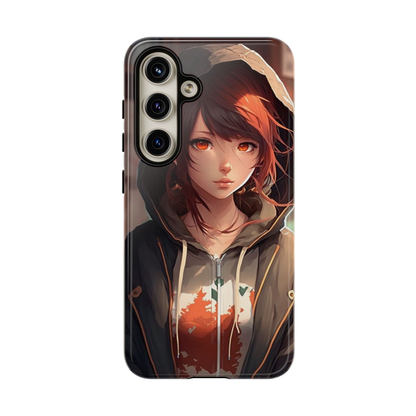 Anime Girl Phone Case - Cute Aesthetic Cover for iPhone, Samsung & Google Pixel, Girly Phone Case, Kawaii Lover Gift