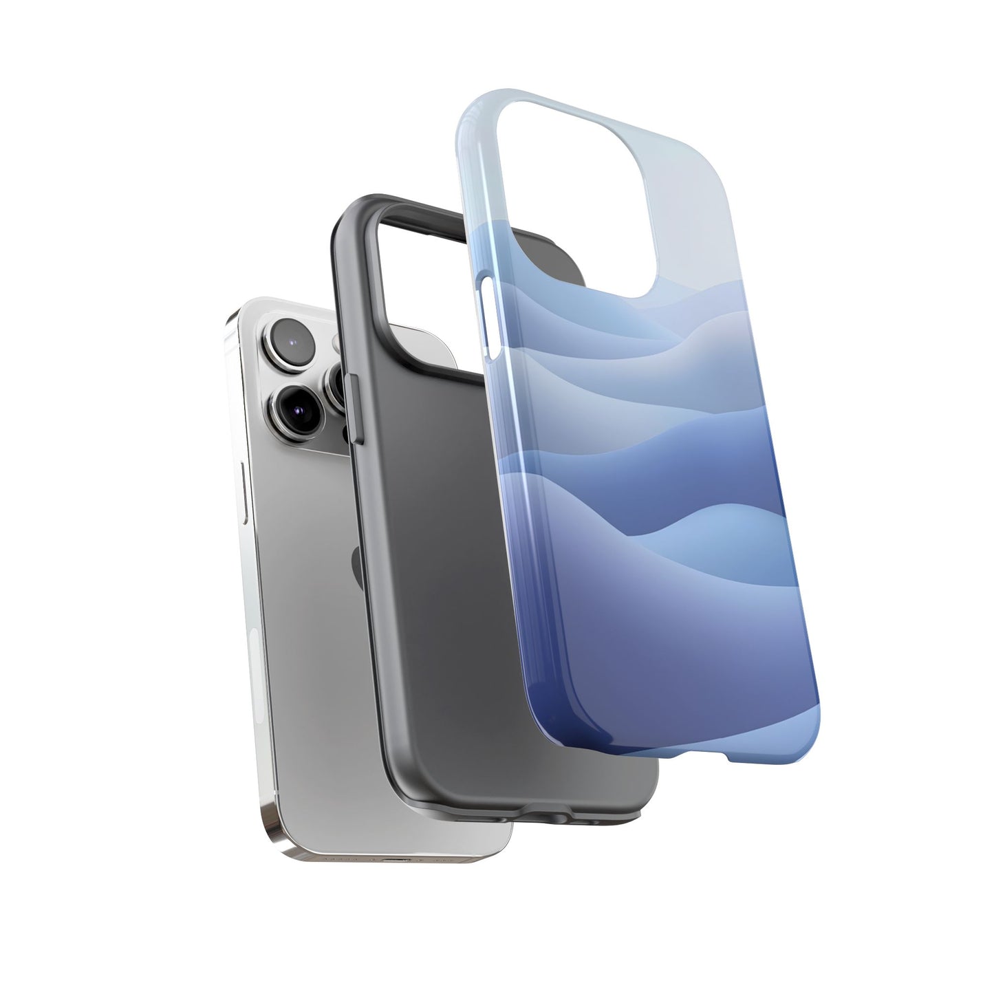 Intricate Abstract Wavy Landscape phone case