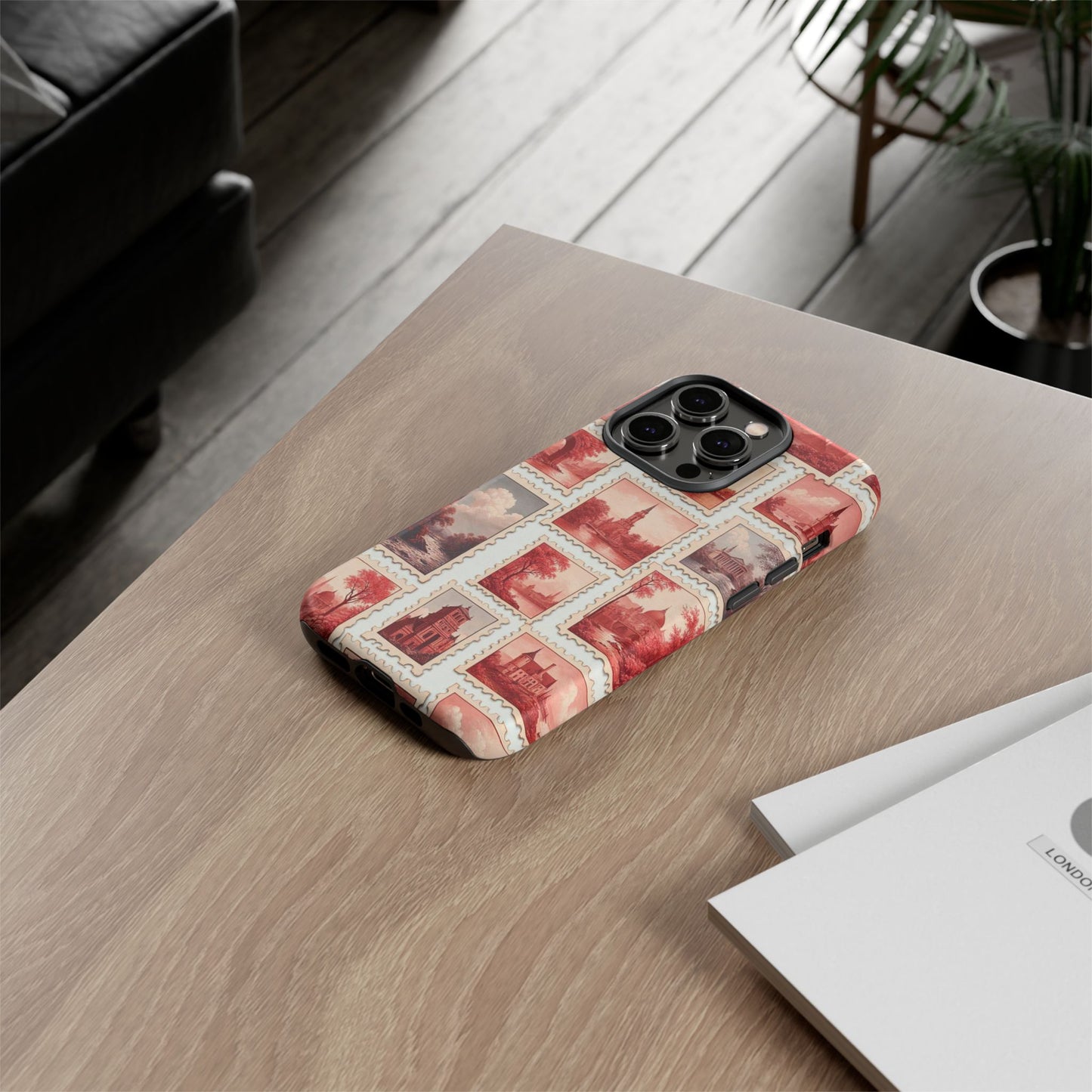 Vintage Postcard Stamps Phone Case