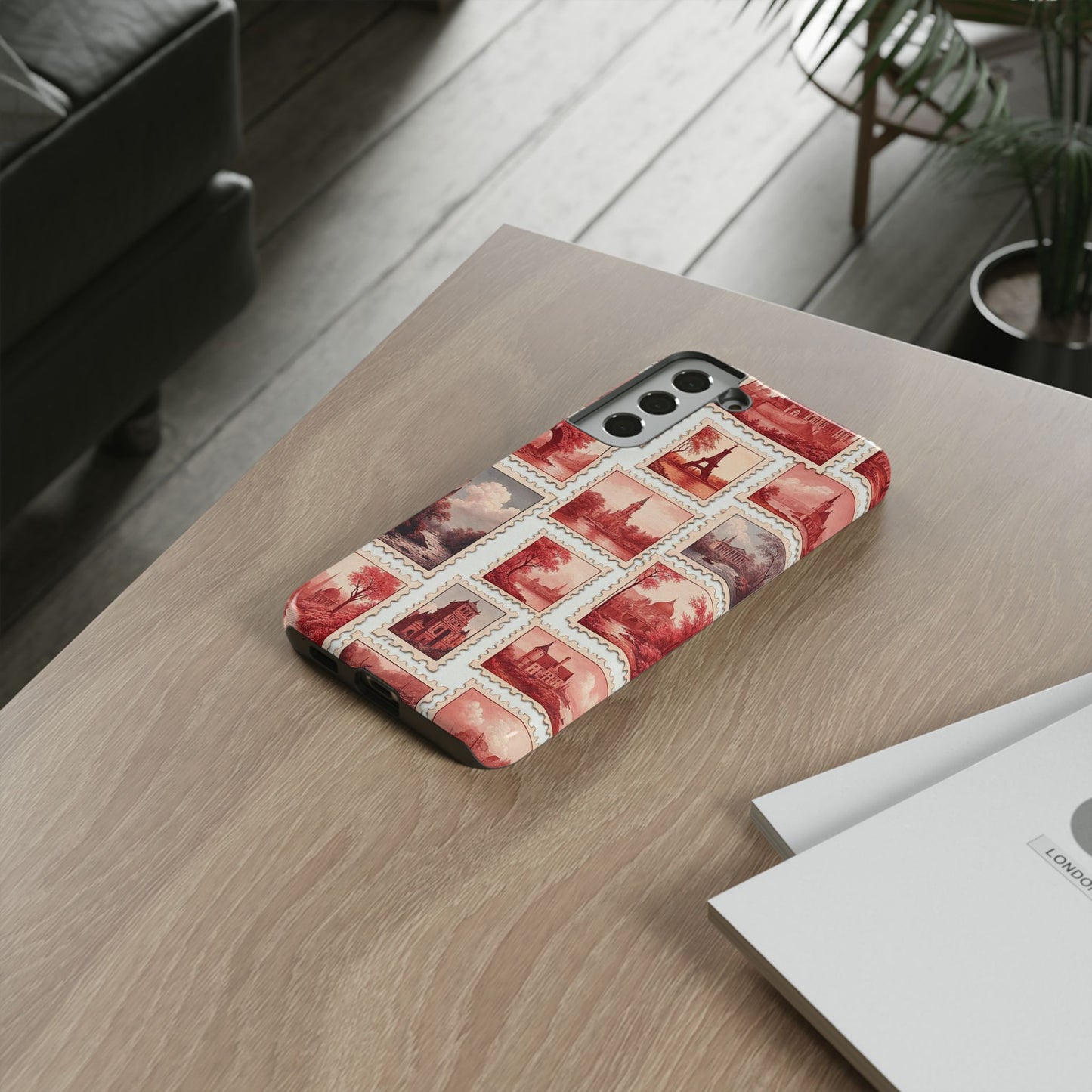 Vintage Postcard Stamps Phone Case