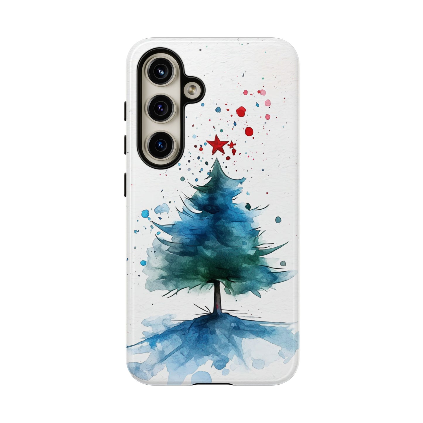 Winter Bloom – Watercolor Tree Art Case for iPhone, Pixel & Samsung