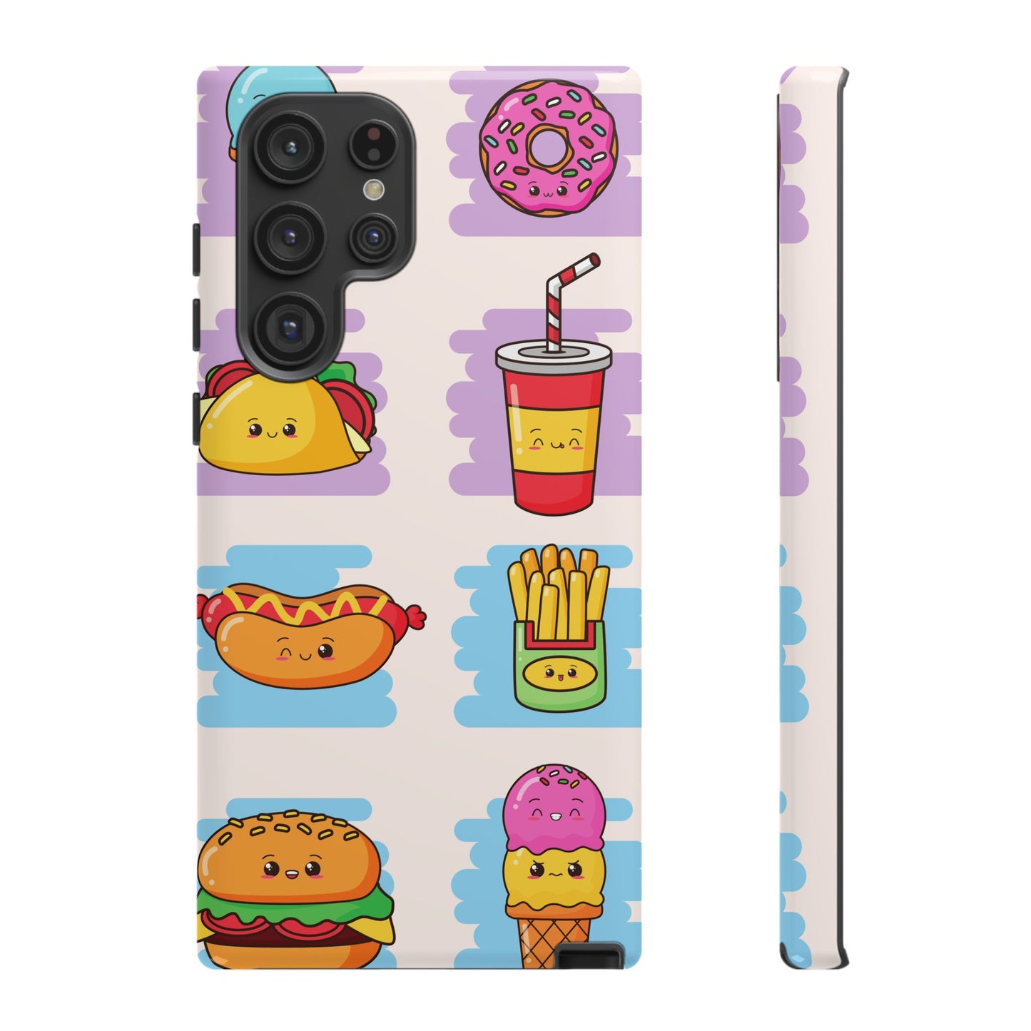 Kawaii Fast Food Phone Case β Cute & Fun Design for iPhone, Samsung, Google Pixel