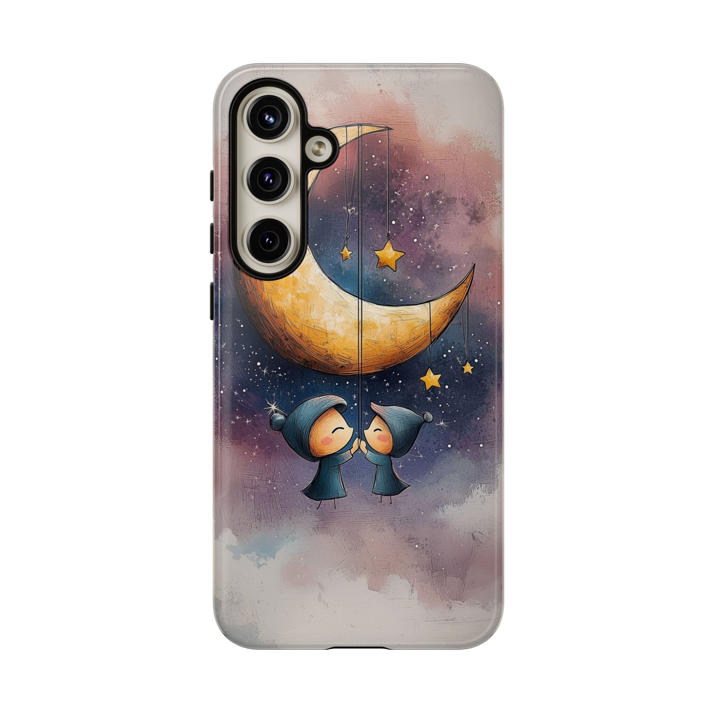 Dreamy Moonlight Duo Phone Case for iPhone, Samsung, Google Pixel