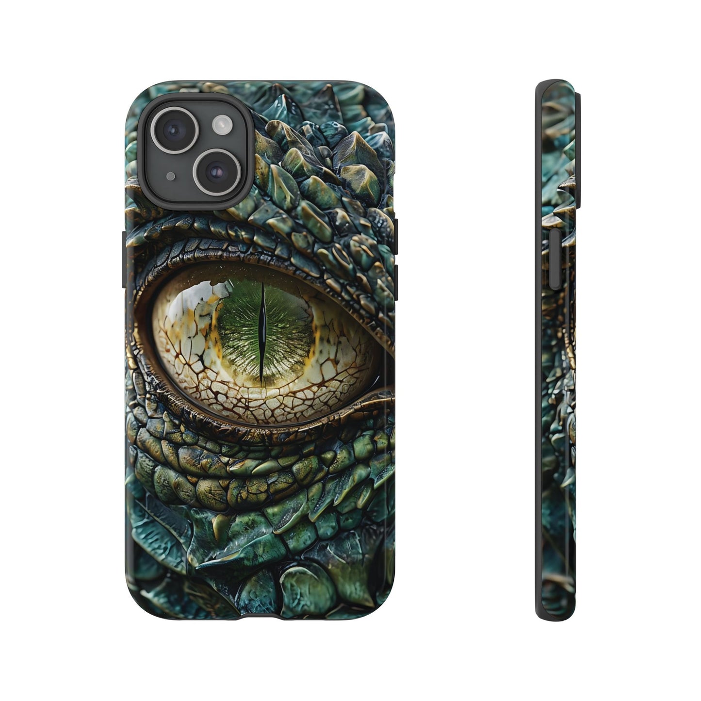 A Dragon's Eye With Intricate Scales phone case design.