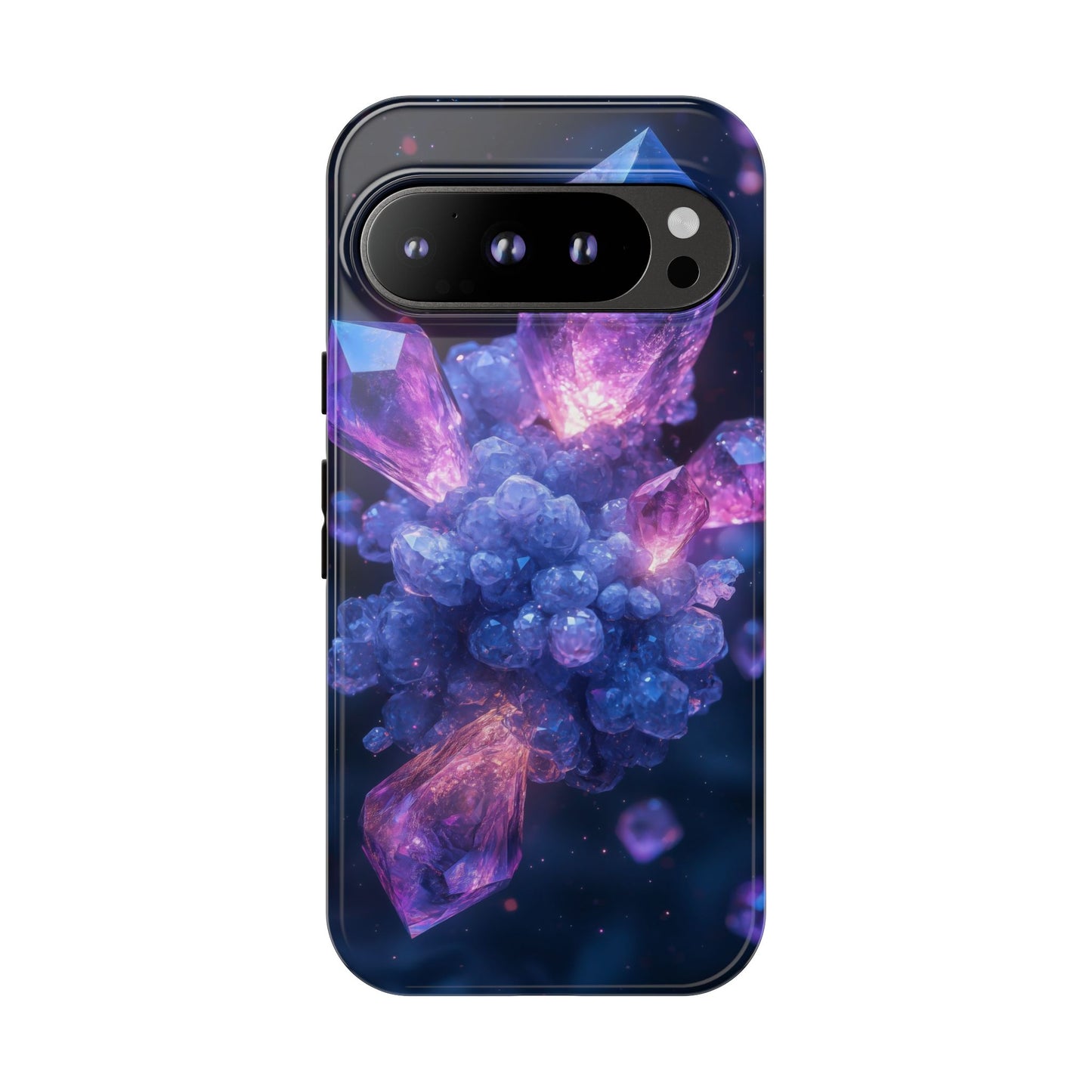 Cosmic Amethyst Crystal Phone Case for iPhone, Samsung & Google Pixel