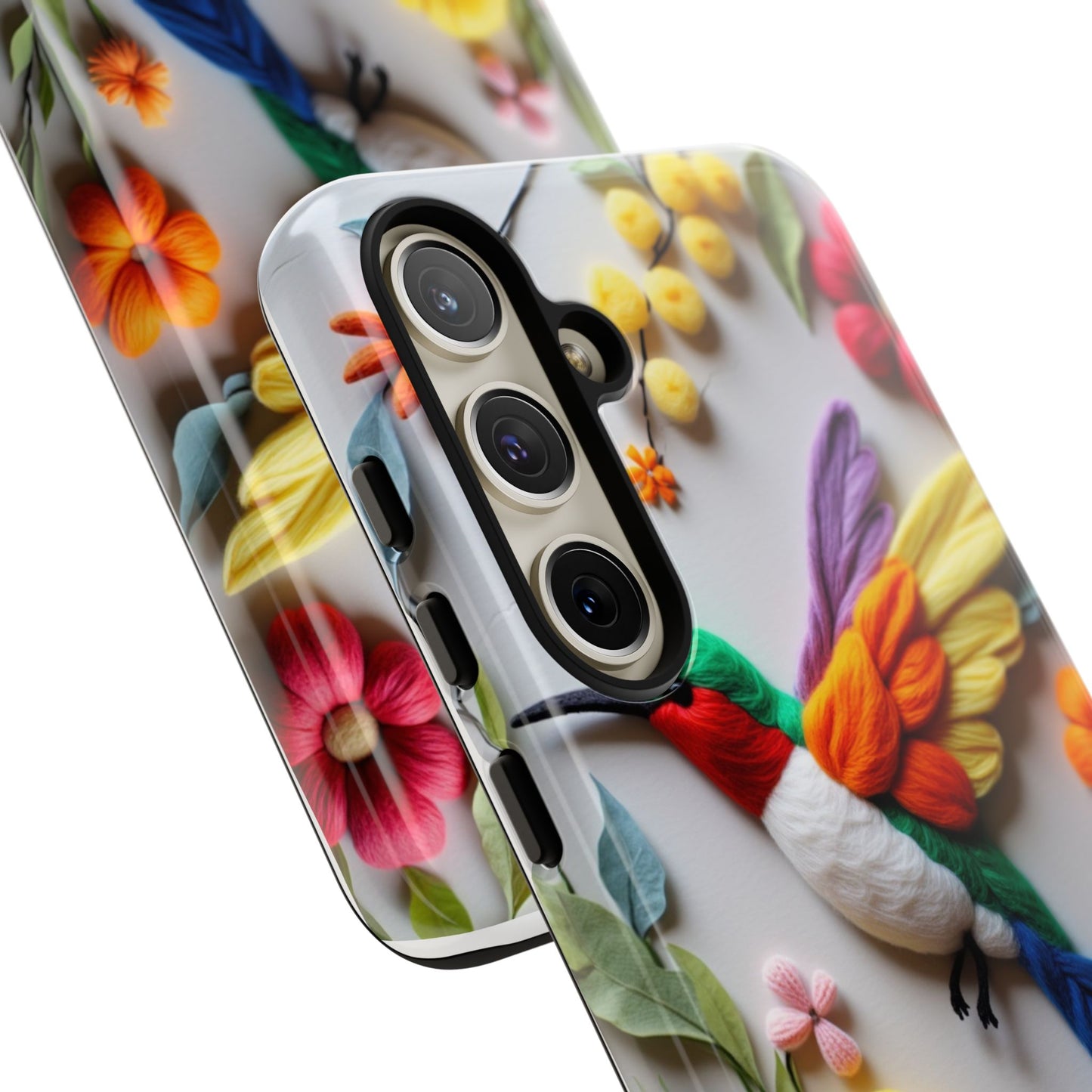 Elegant Hummingbird with Floral Mosaic Design | Nature's Artistic Vibes | Pixel 8 pro