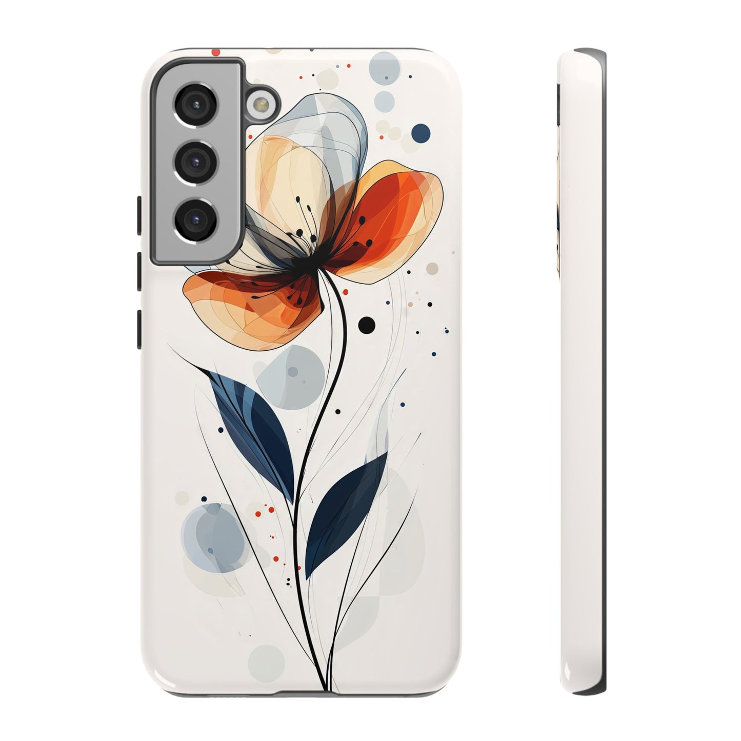 Bloom in Motion – Artistic Floral Phone Case for iPhone, Pixel & Samsung