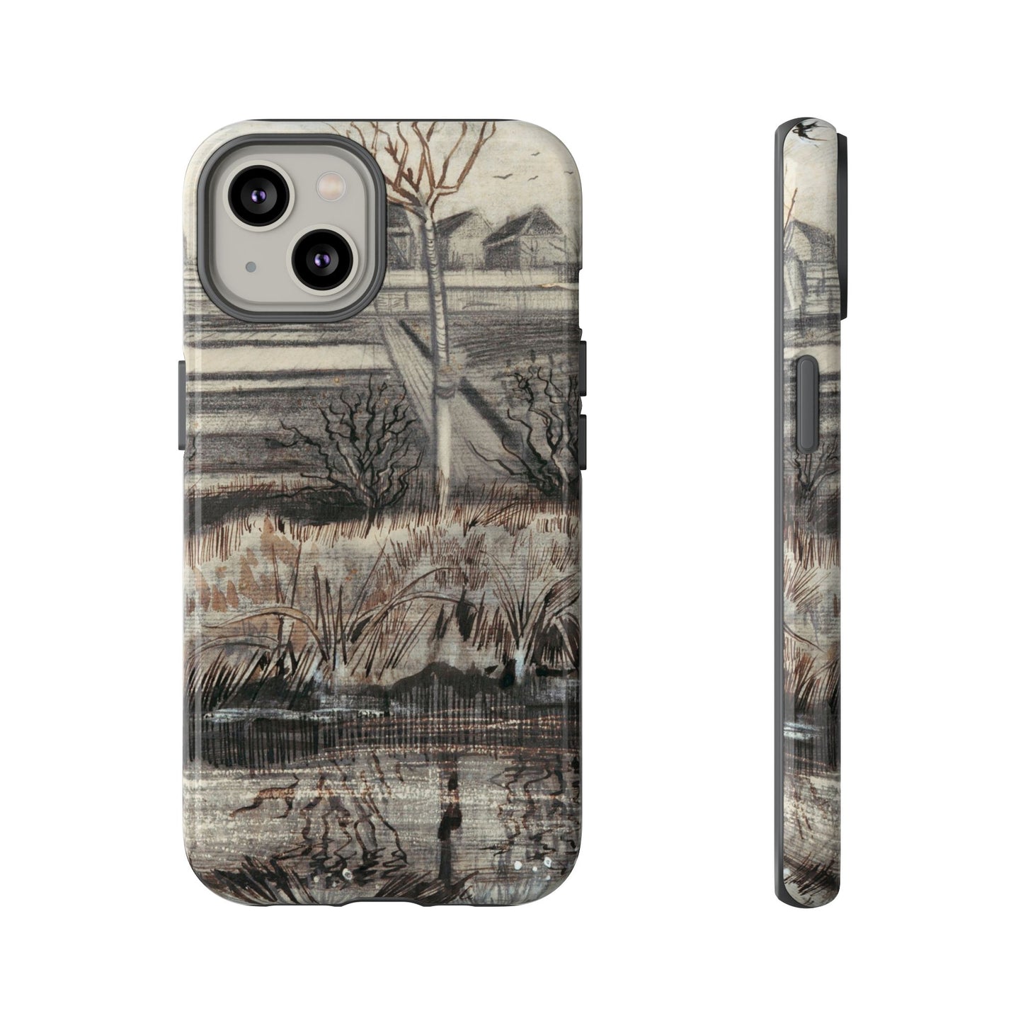 Vincent Van Gogh Lake Painting Phone Case - iPhone, Samsung, Google Pixel - Artistic Impressionist Cover