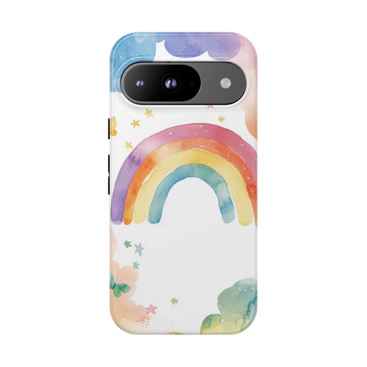 Rainbow Whimsy Watercolor Phone Case for iPhone, google Pixel & Samsung