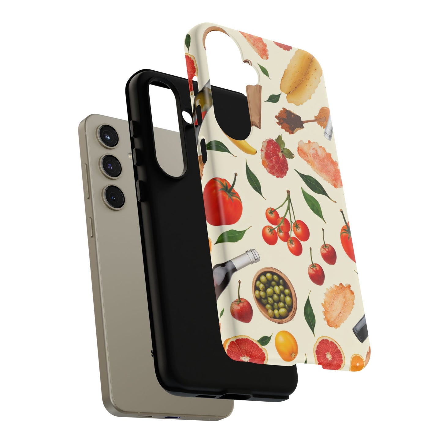 Fresh Fruits & Veggies Pattern Phone Case