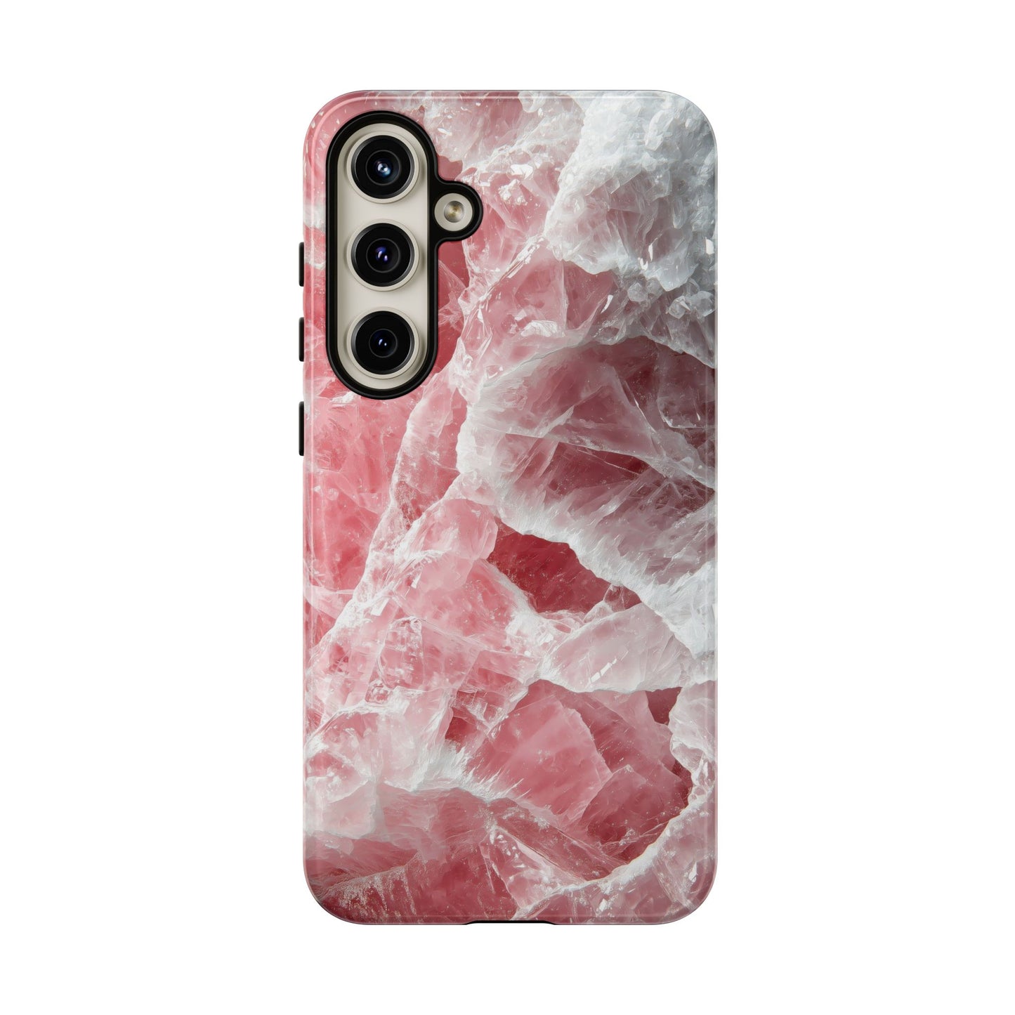 Rose Quartz Crystal Phone Case for iPhone, Samsung & Google Pixel