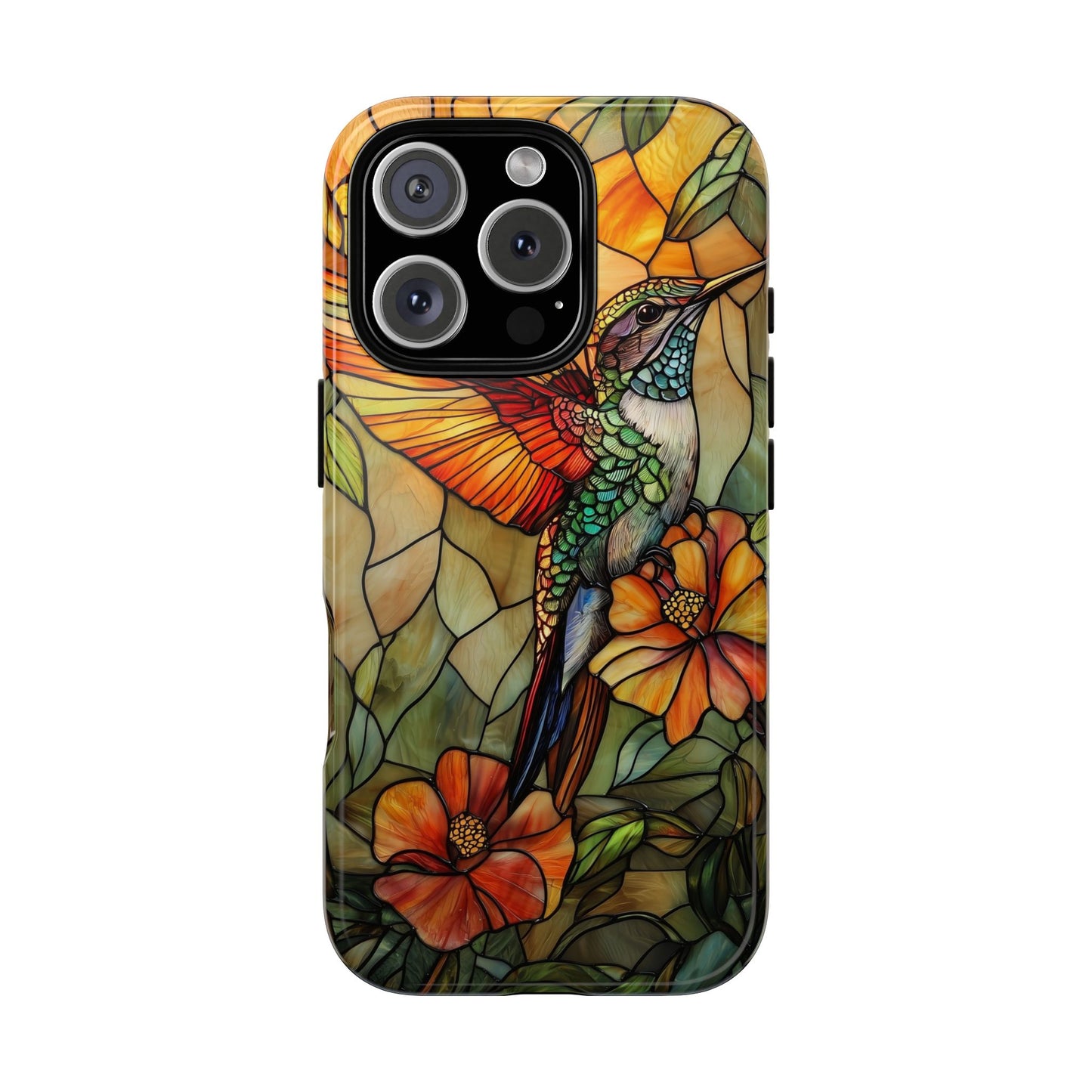 Whispers in Flight – Mosaic Hummingbird Phone Case for iPhone, Samsung & Pixel