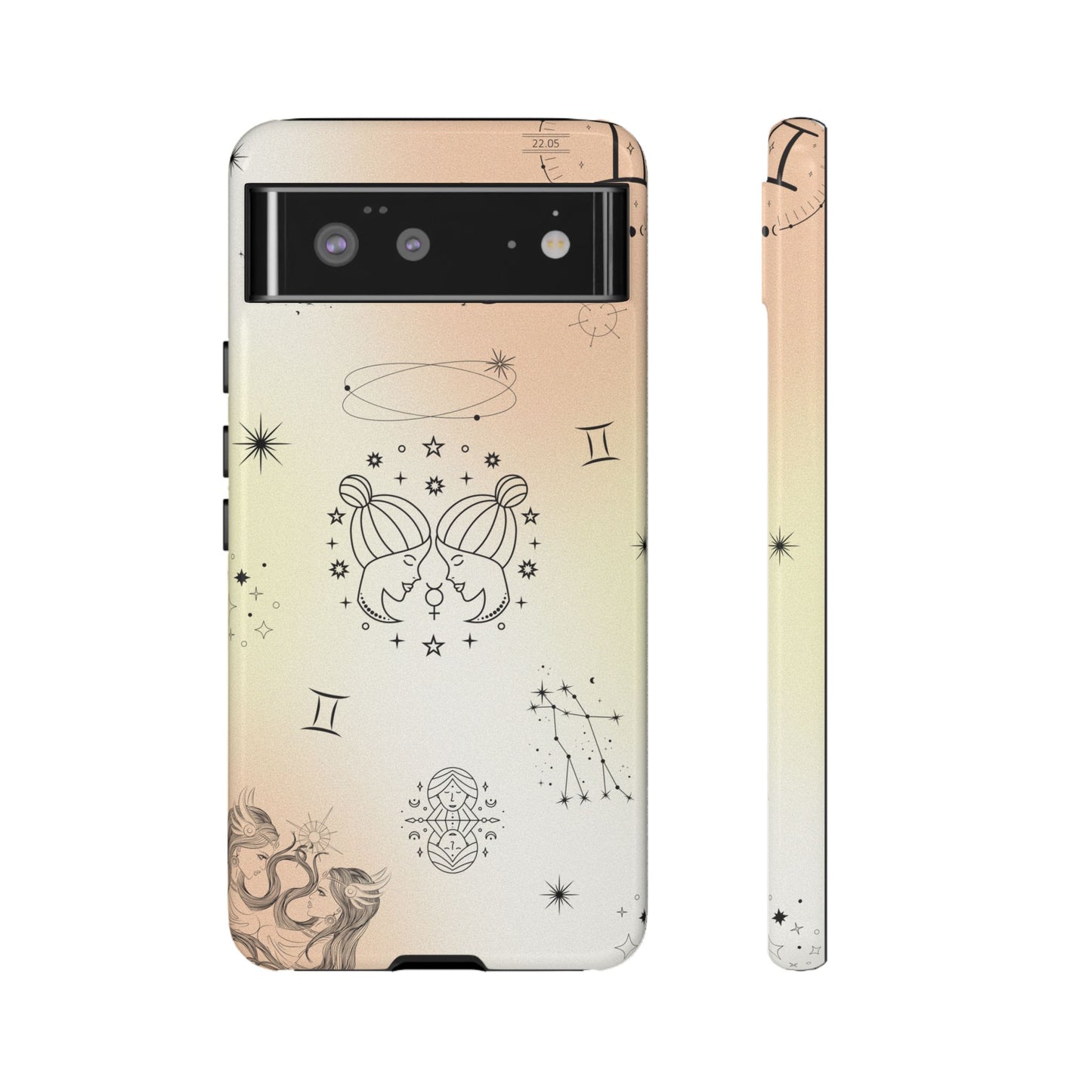Gemini Zodiac Sign Phone Case β Playful & Dynamic Design for iPhone, Samsung & Google Pixel