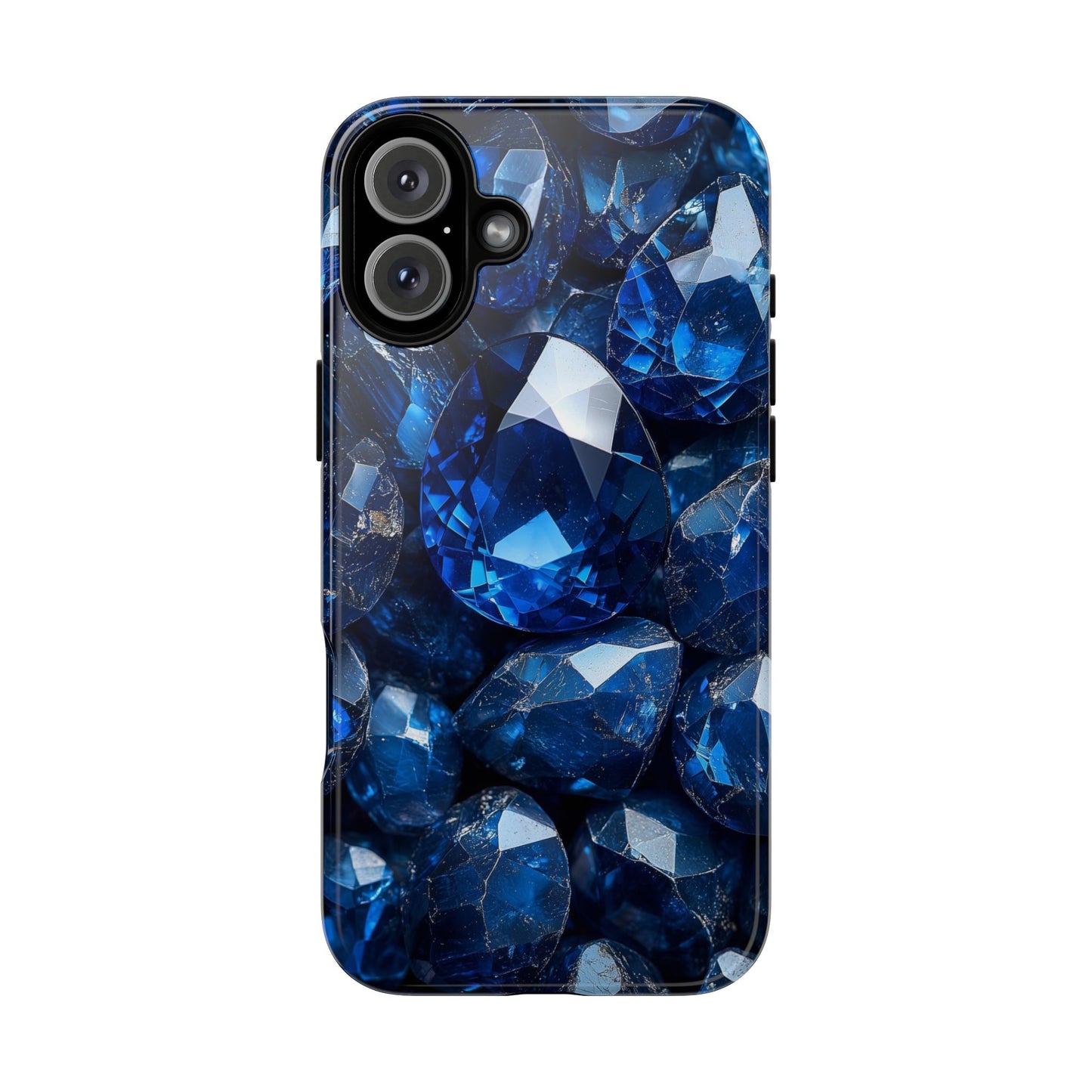 Blue Crystal Aesthetic Phone Case for iPhone, Google Pixel, Samsung