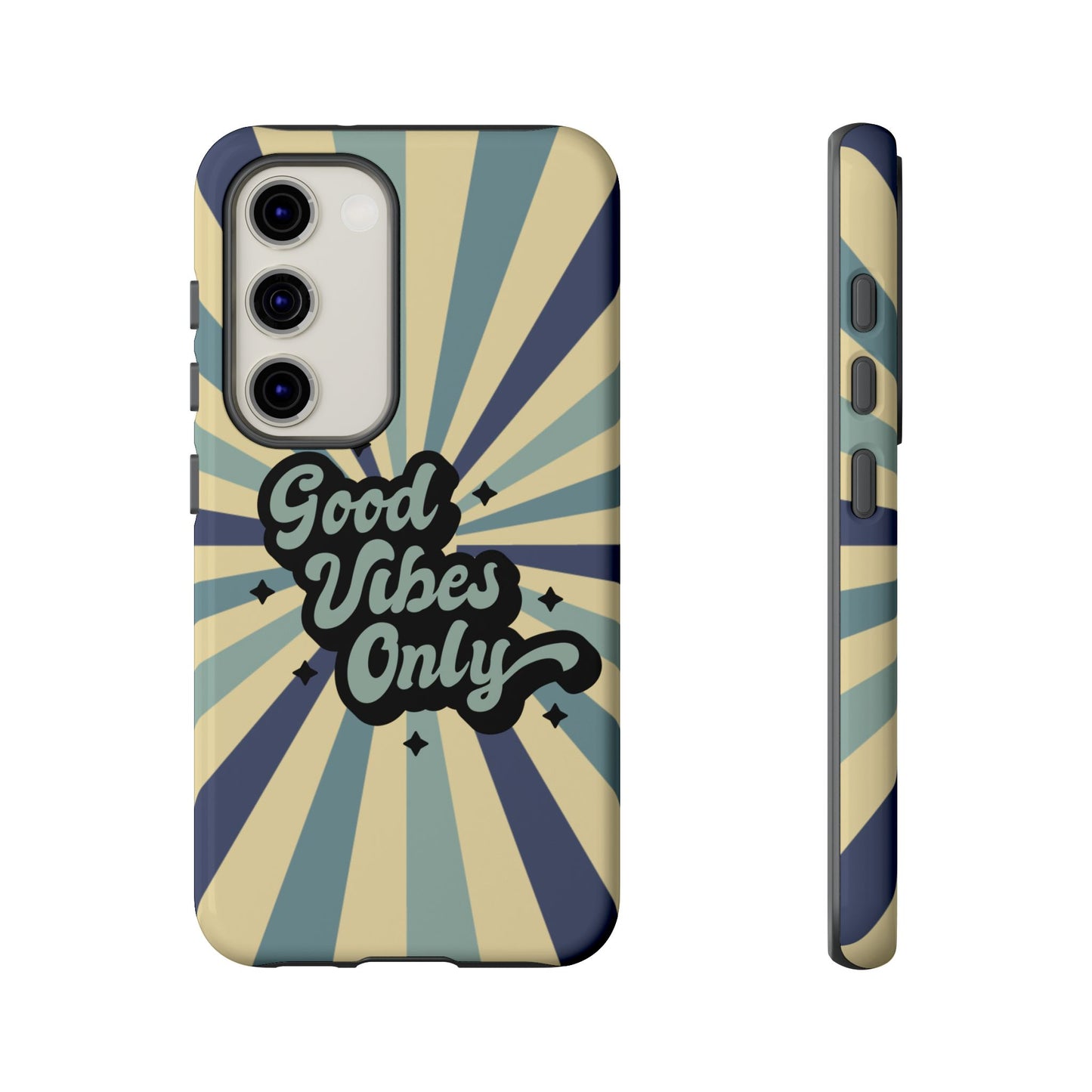 Retro "Good Vibes Only" Phone Case β Vintage Aesthetic for iPhone, Samsung & Google Pixel