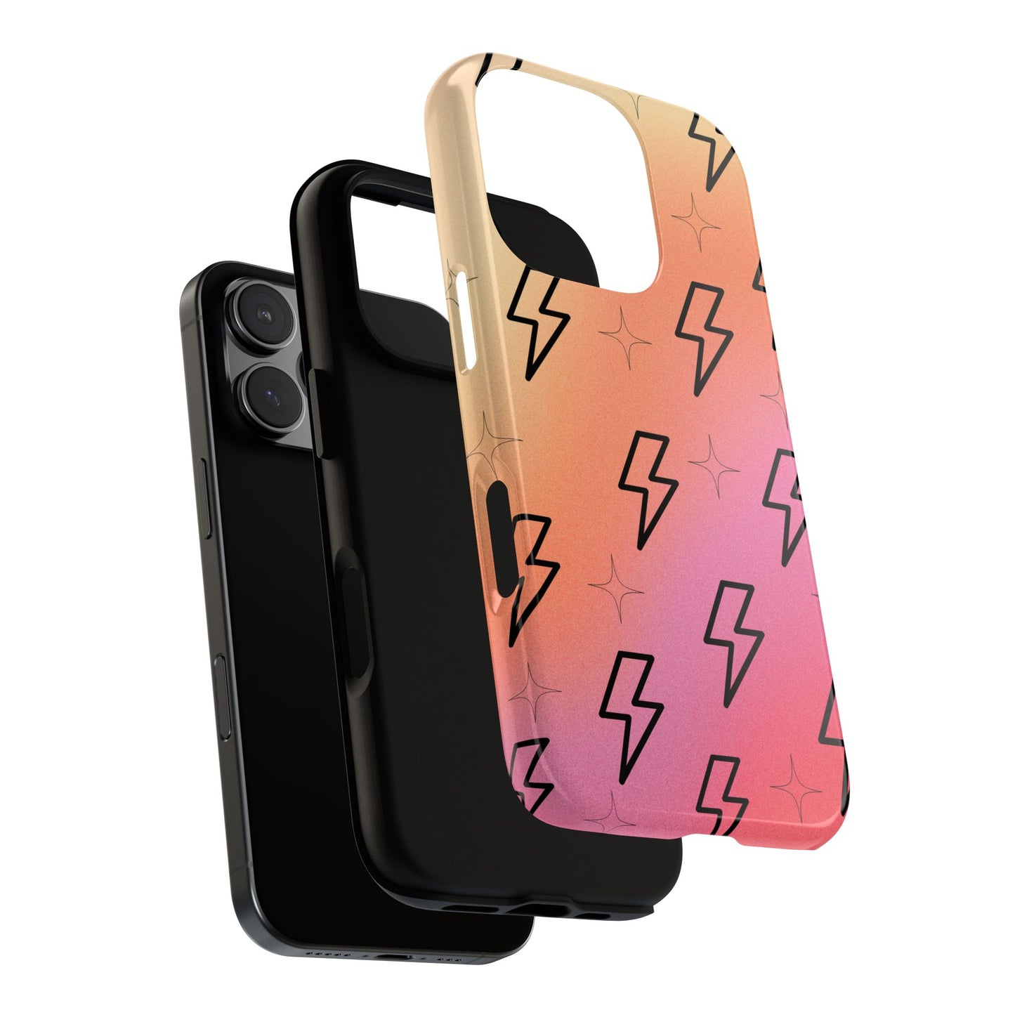 Retro Thunder Phone Case ⚡ Vintage Aesthetic for iPhone, Samsung & Pixel