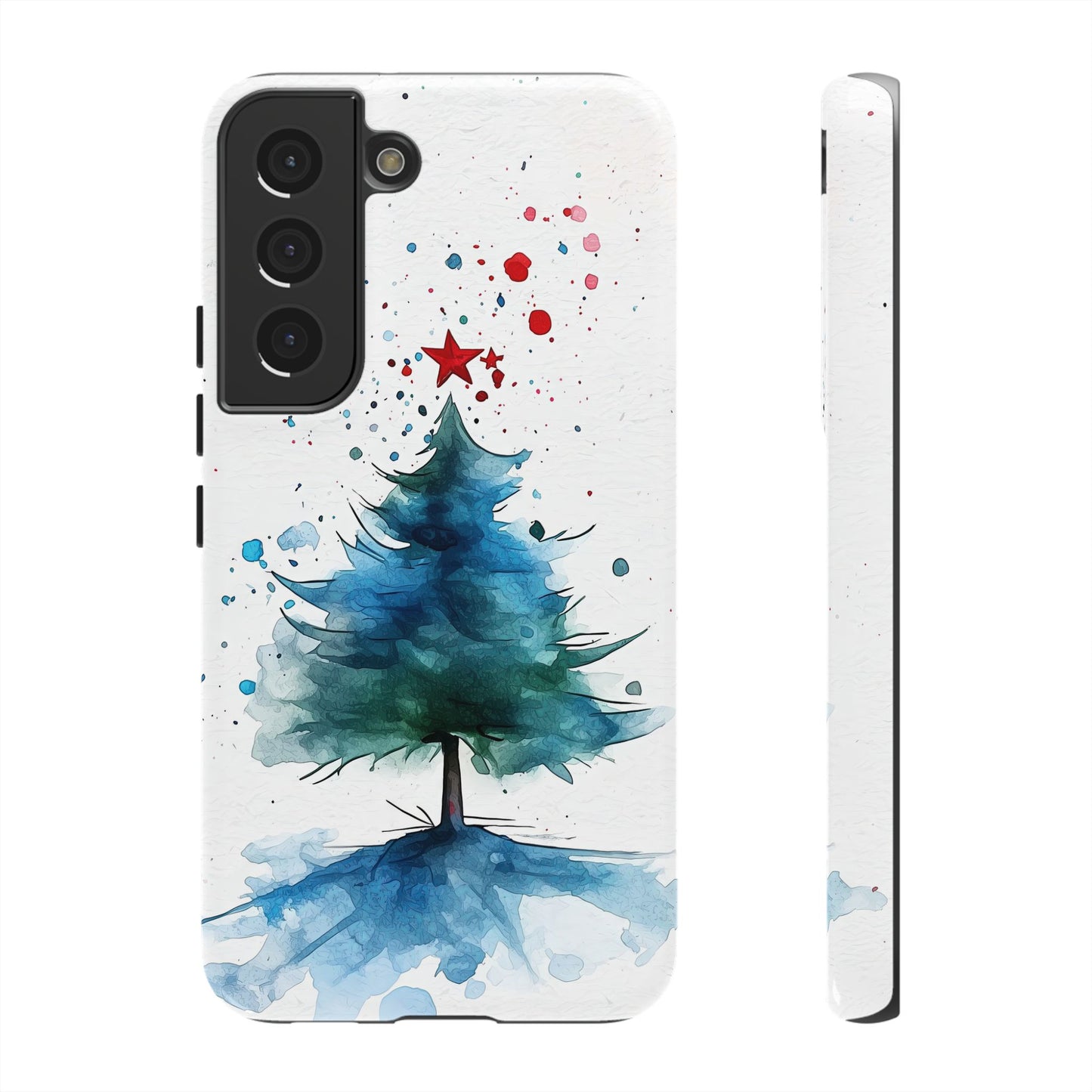 Winter Bloom – Watercolor Tree Art Case for iPhone, Pixel & Samsung