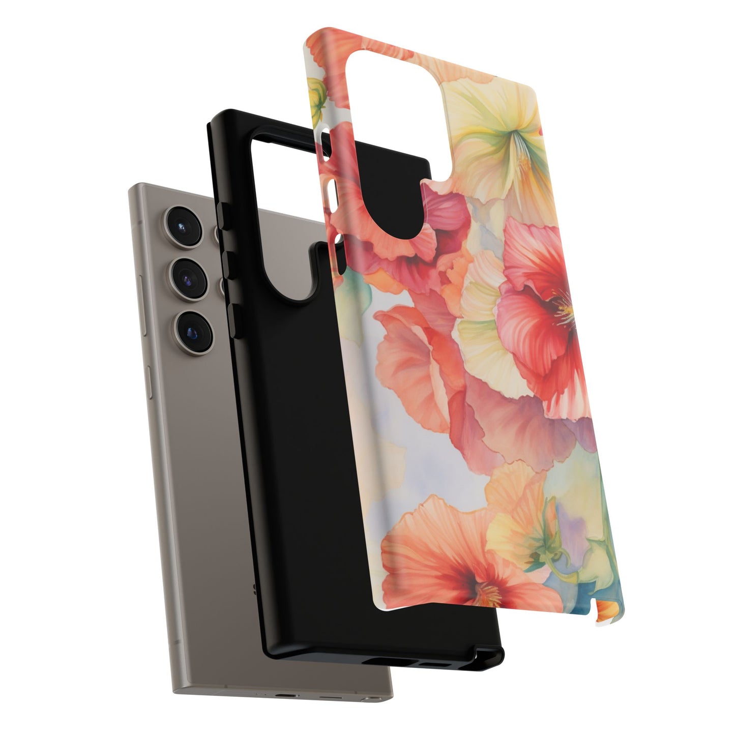 Floral Harmony Watercolor Mobile Case