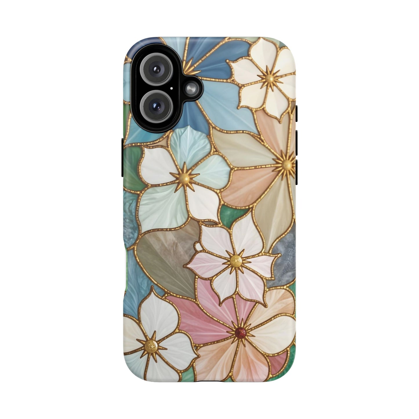 Floral Symphony: Stained Glass Elegance
