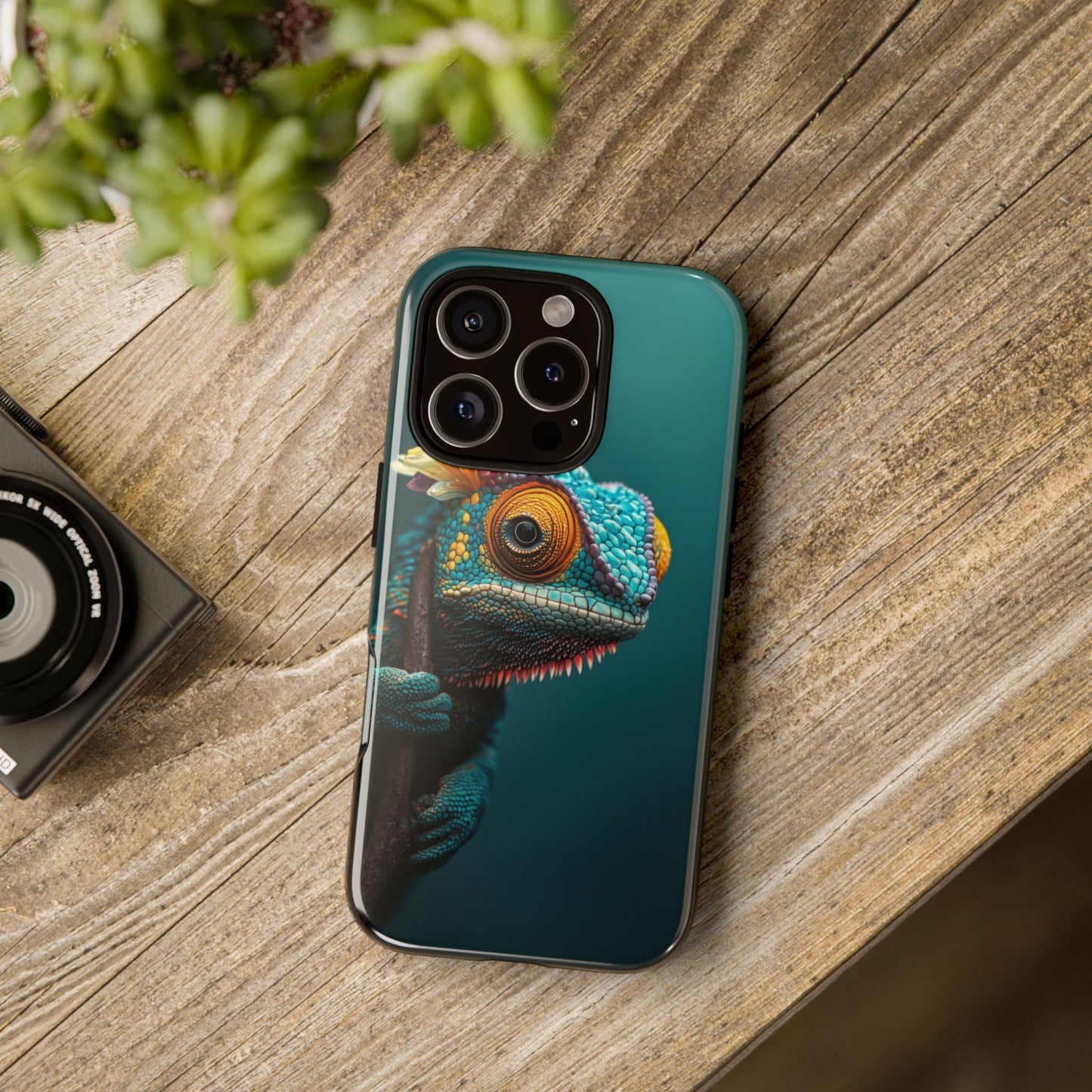 Color Shift Chameleon – Vibrant Reptile Skin Phone Case for iPhone, Pixel & Samsung