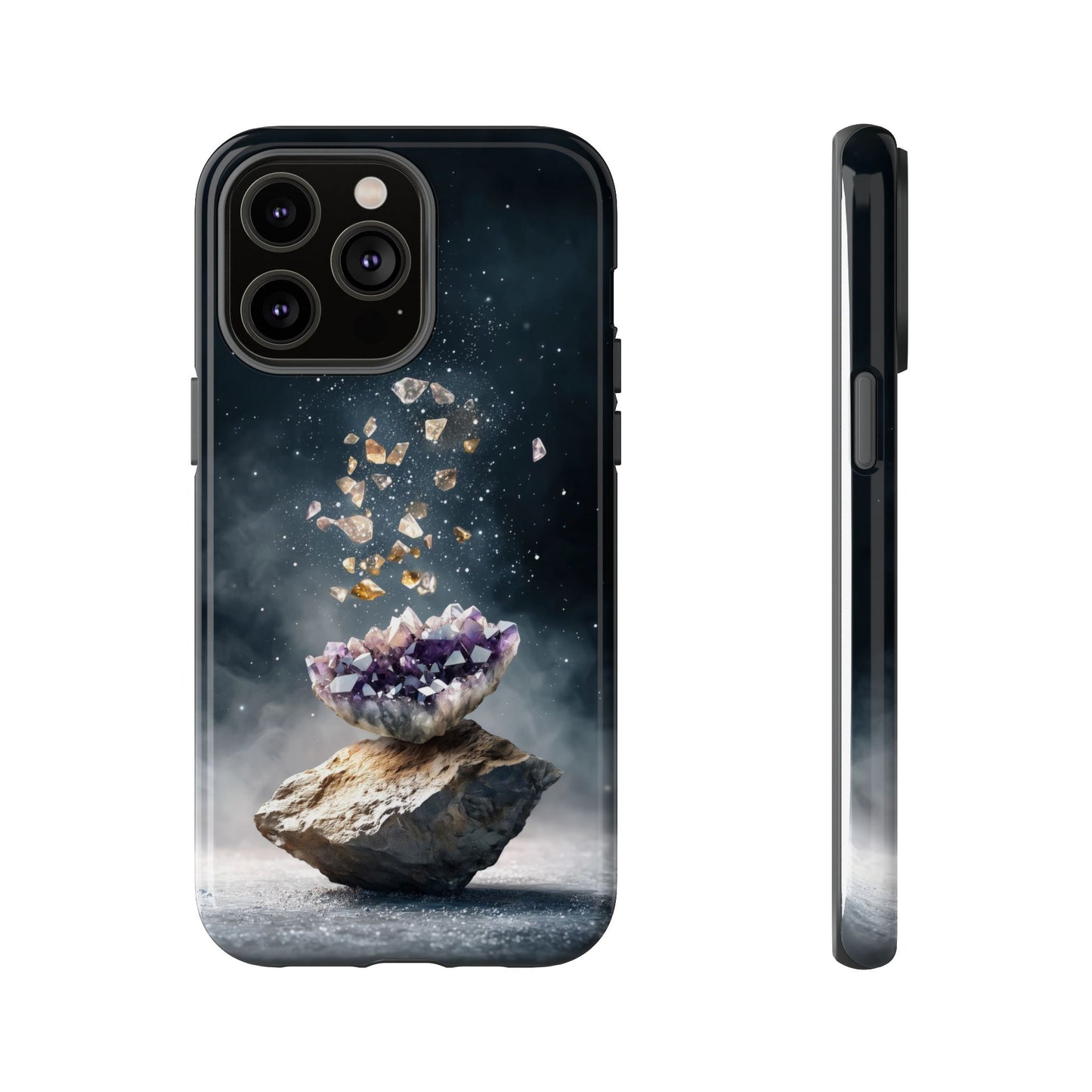 Mystic Amethyst Stones Phone Case for iPhone, Samsung & Google Pixel
