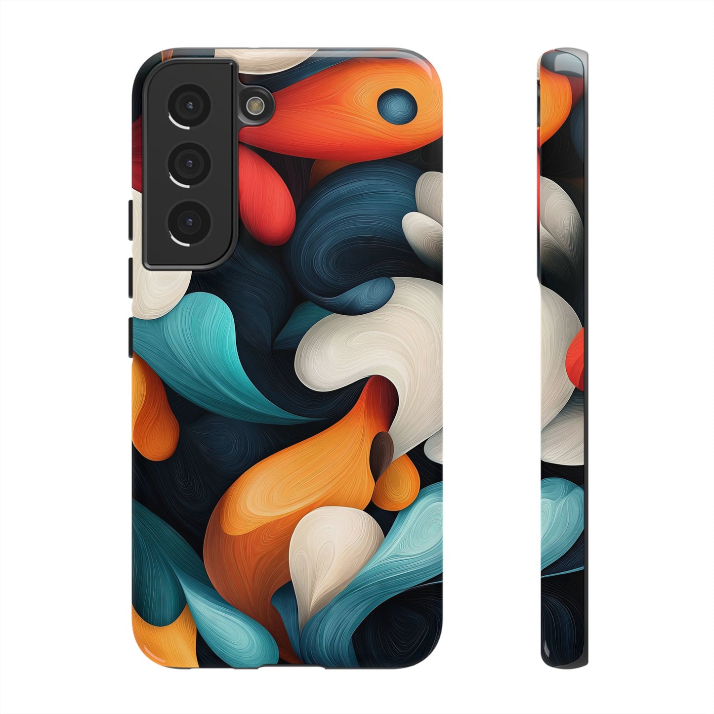 Swirl Spectrum – Vibrant Abstract Phone Case for iPhone, Samsung & Pixel