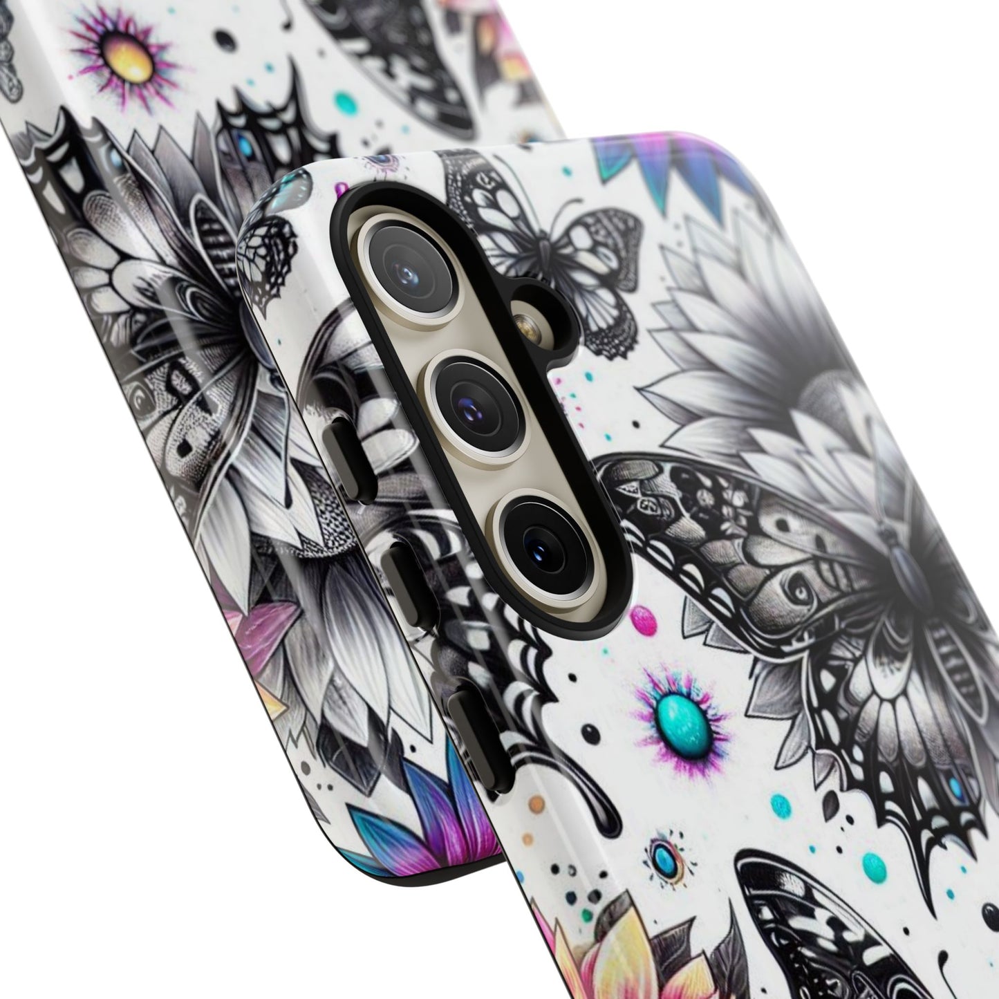 Celestial Flight – Cosmic Butterflies & Floral Magic Mobile Cover