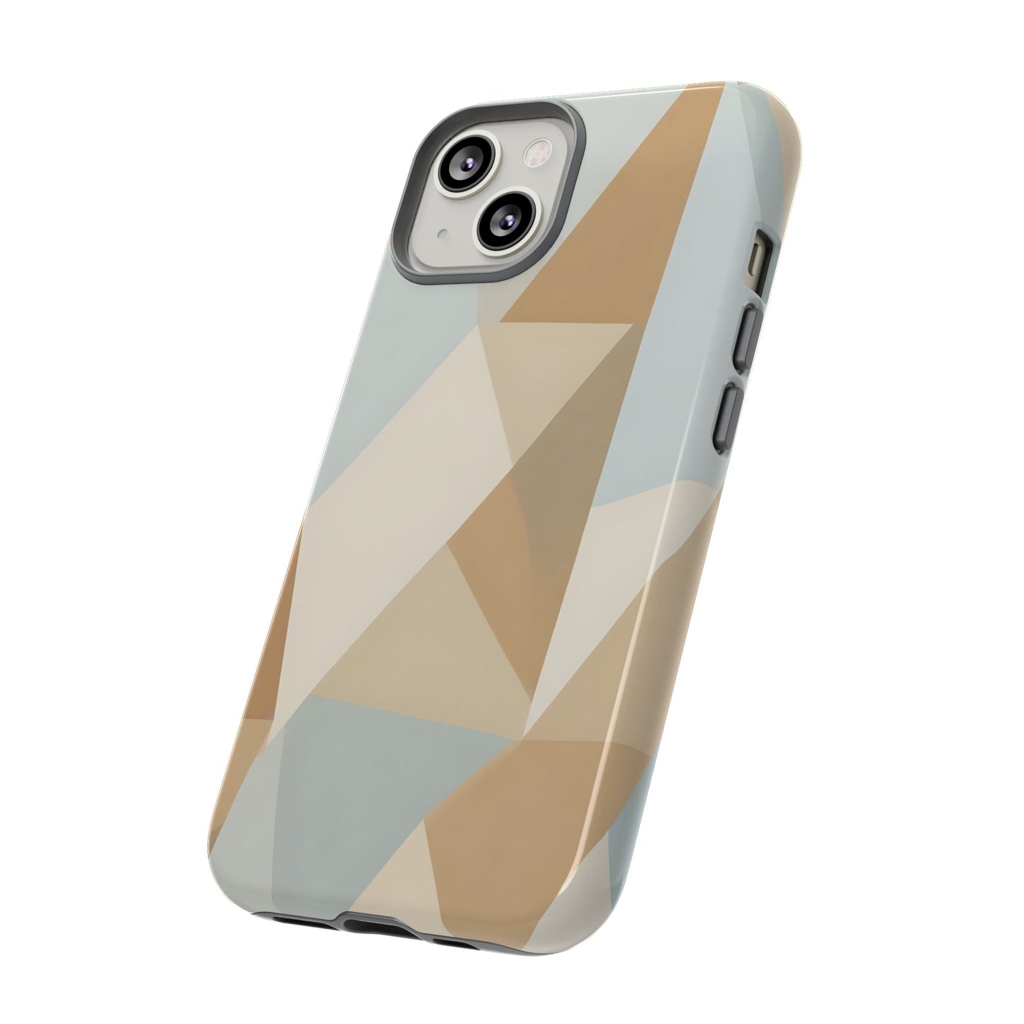Neutral Geometrical Triangular Abstract Pattern