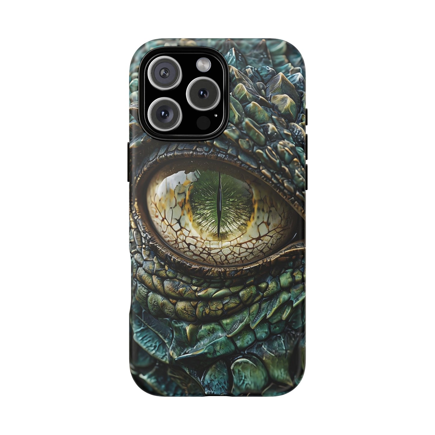 A Dragon's Eye With Intricate Scales phone case design.