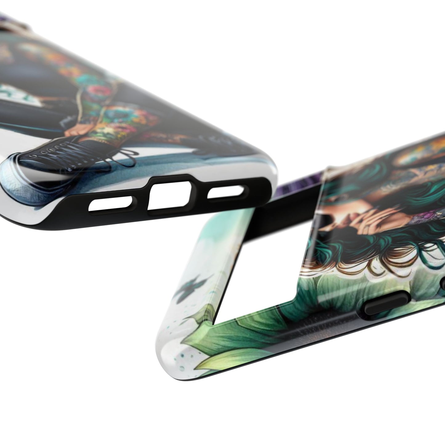 Urban Wildflower – Edgy Tattooed Beauty Mobile Cover