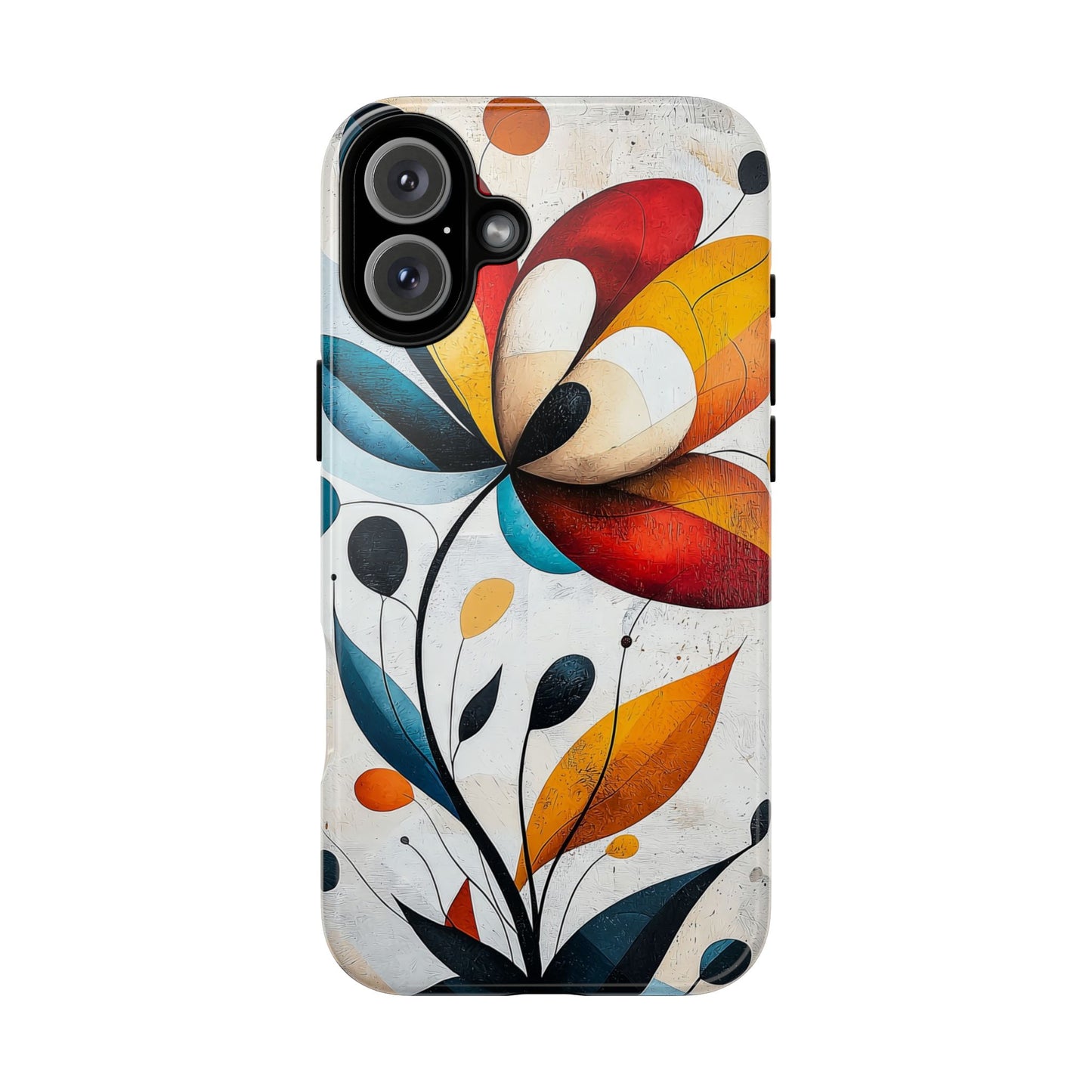 Prism Bloom – Bold Geometric Floral Case for iPhone, Pixel & Samsung