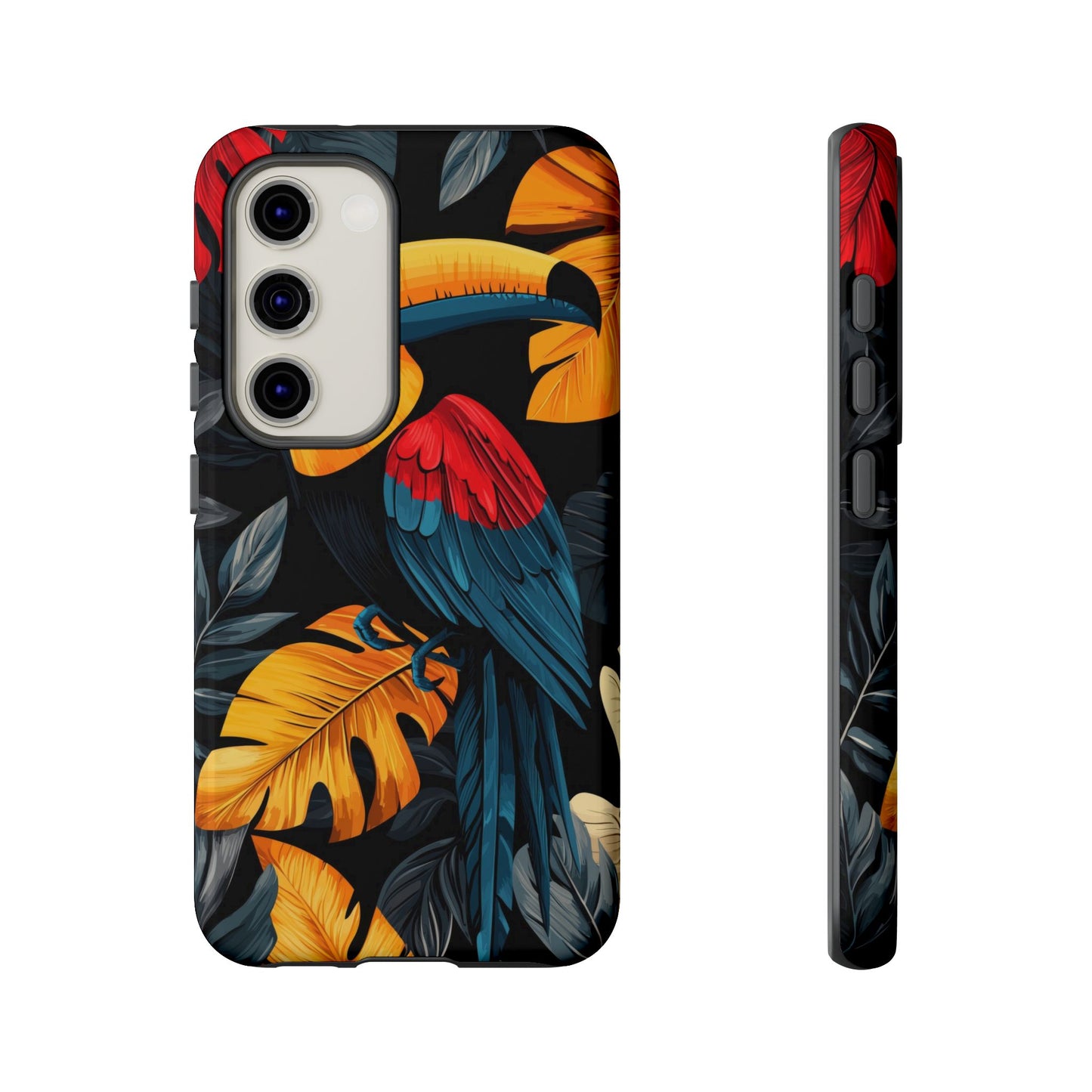 Exotic Toucan Feathers Phone Case – Nature’s Elegance for iPhone, Pixel & Samsung