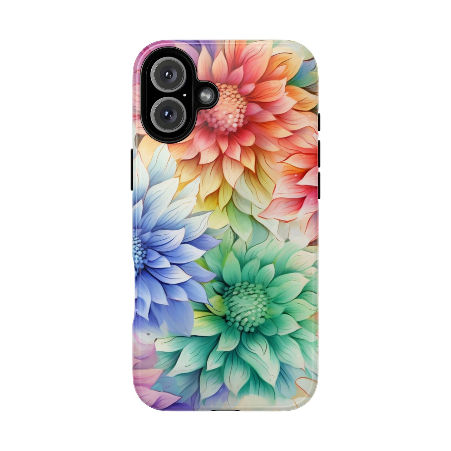 Rainbow Bloom Mandala Floral Mobile Case