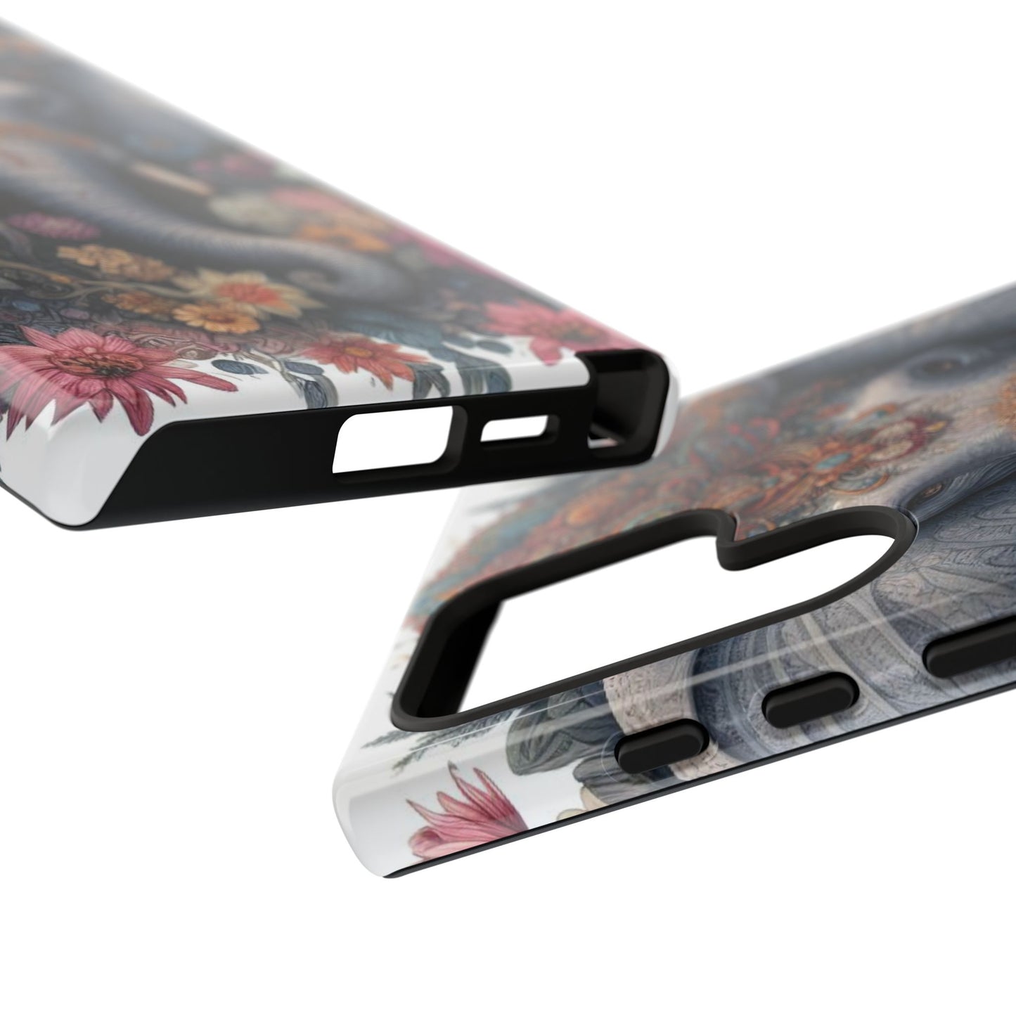 Regal Ornate Elephant Mobile Cover – Majestic Bohemian Art